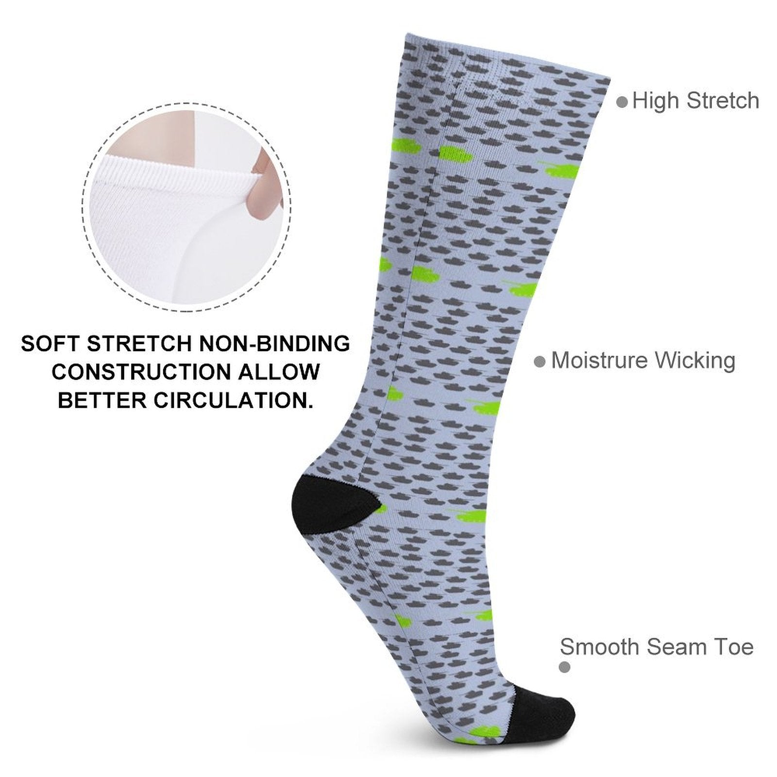 Tank Group Prined socks Gifts for Men Women