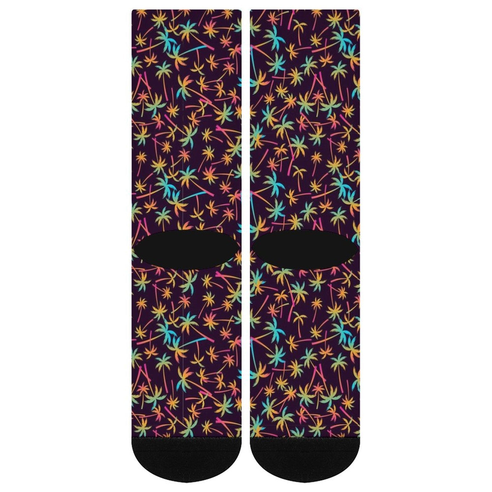 Gradient Palms Prined socks Gifts for Men Women