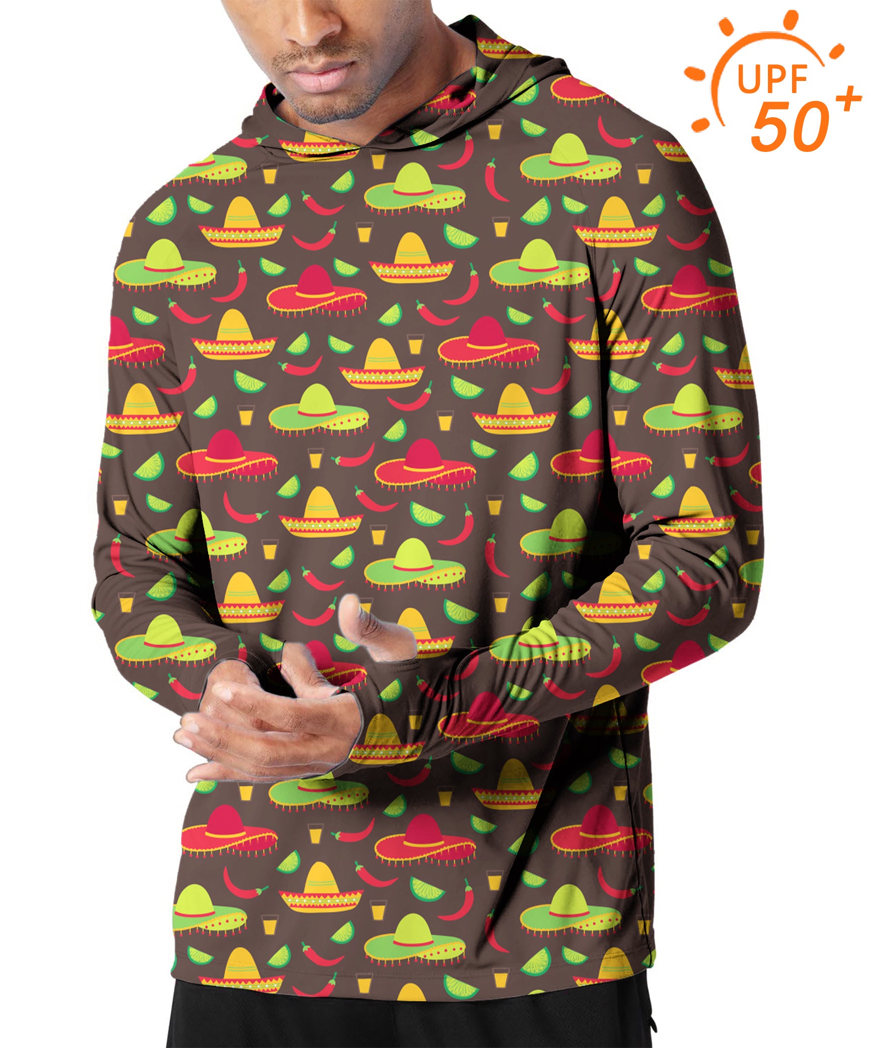 Men's Outdoor Taco Tuesday Golf Sun Protection Slim Fit  hoodies