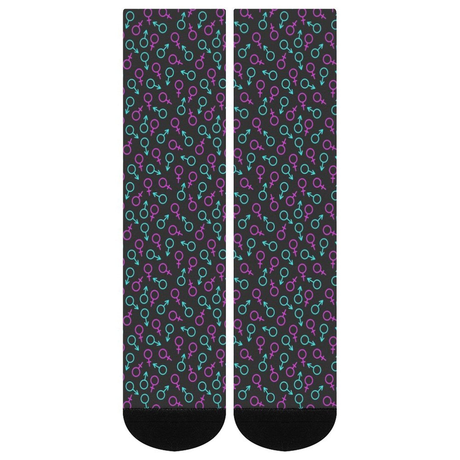 Gender Prined socks Gifts for Men Women