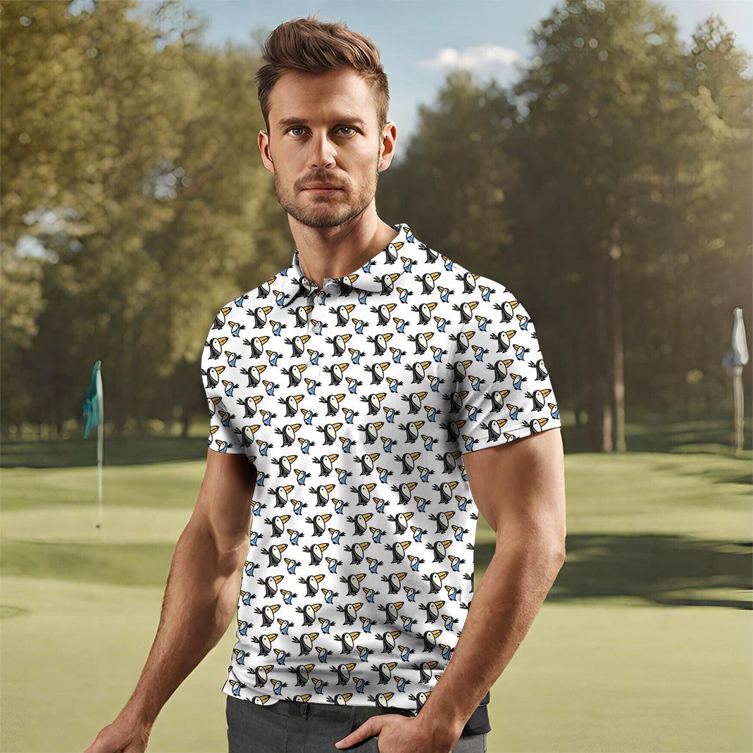 Men's Talking Toucan golf polo