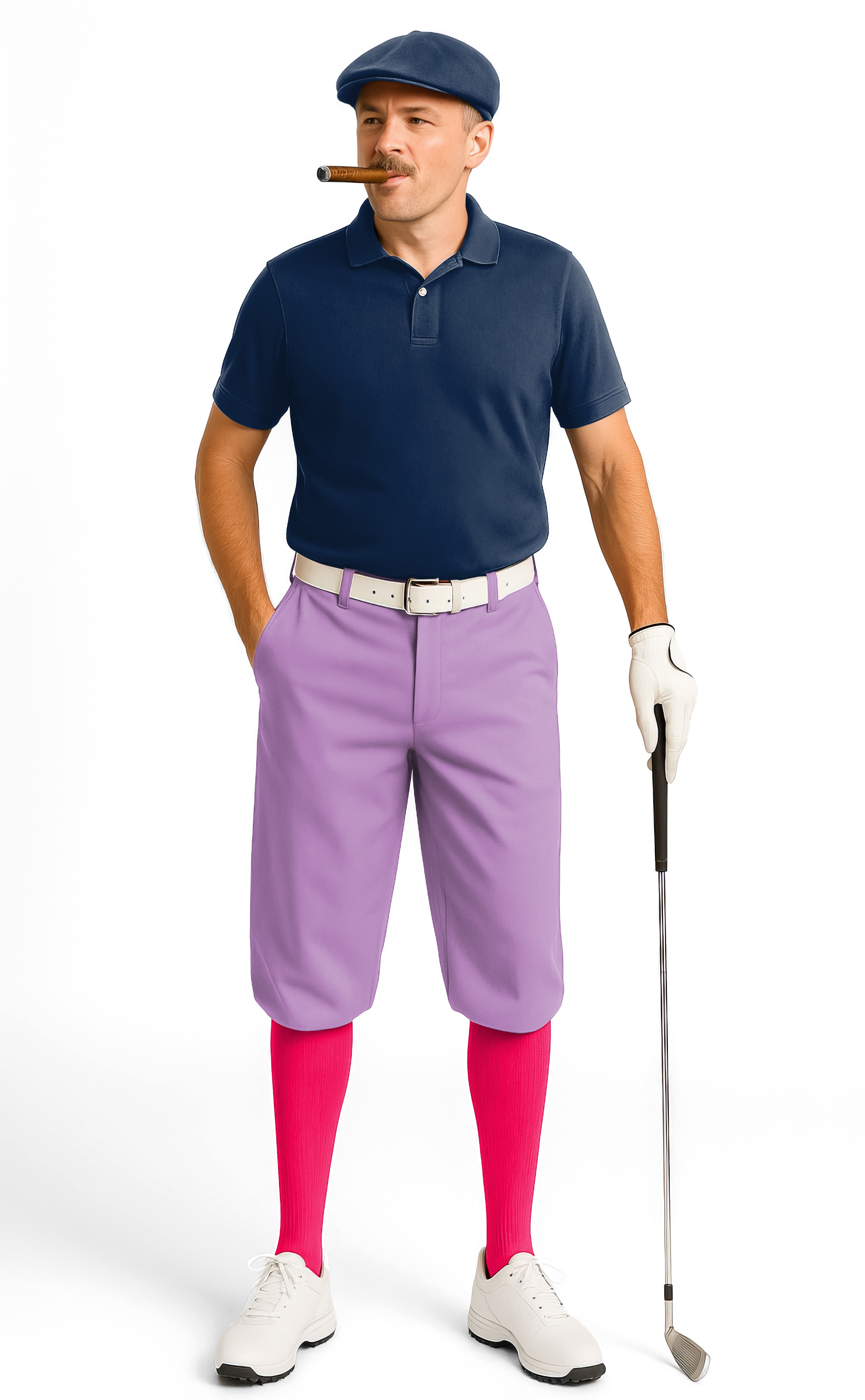 pure amethust-Men's Golf Knickers Pants