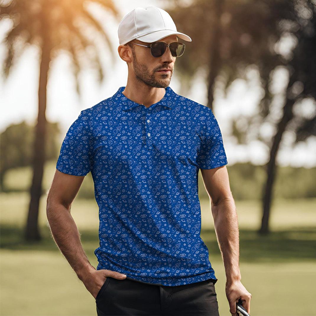 Men's Space Out golf polo