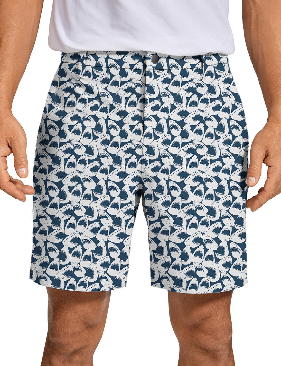 Men's Shark Attack Golf Shorts