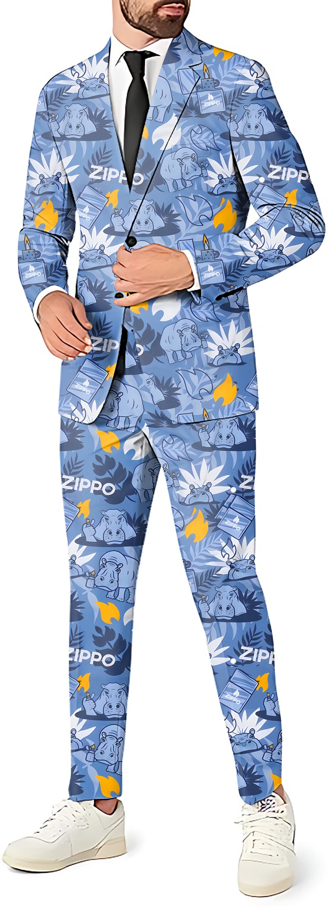 Zippo Rhinoceros Men's Party Costumes-Theme Party 2 or 3pcs Suit set-Blazer Pants & Vest