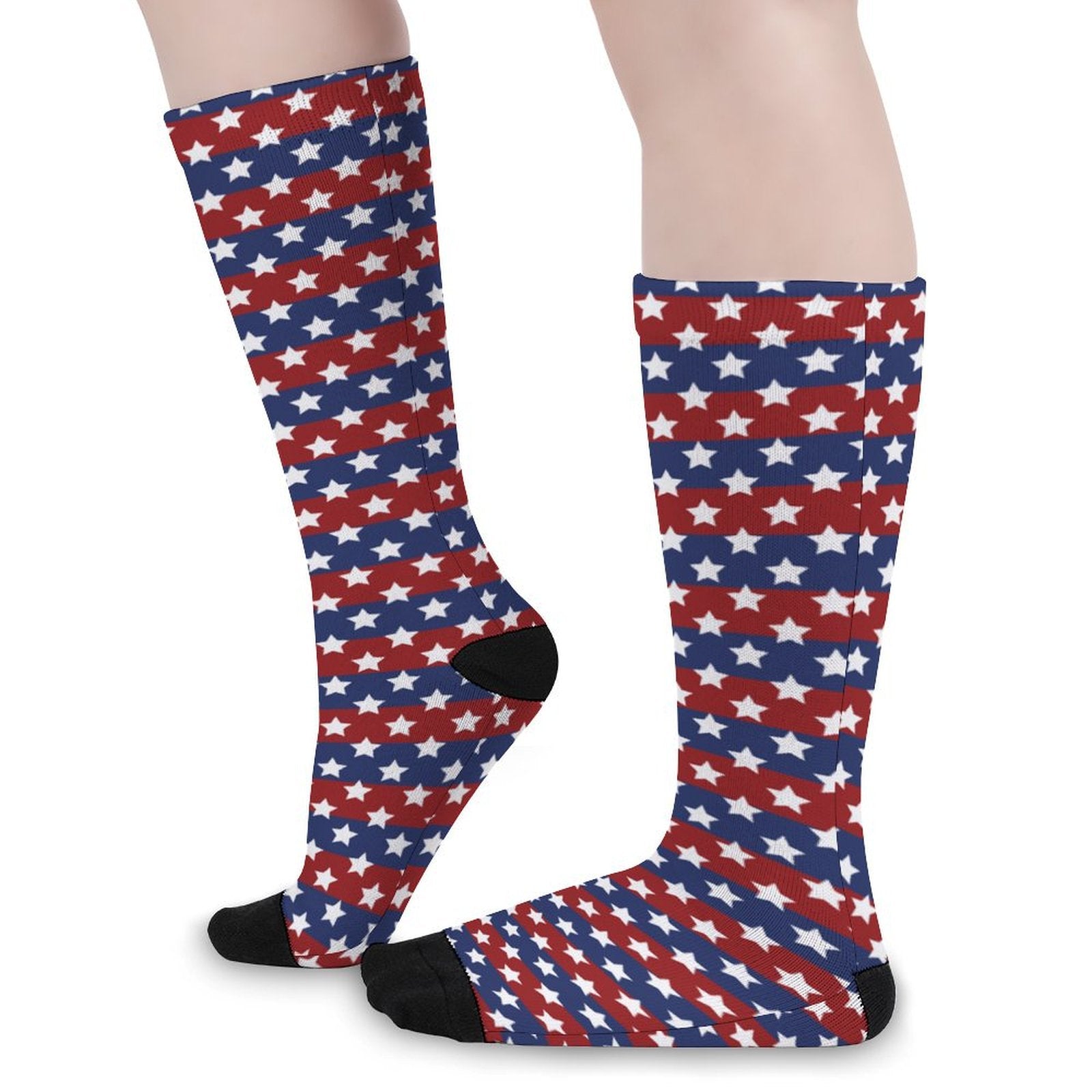 US Flag Stars Prined socks Gifts for Men Women