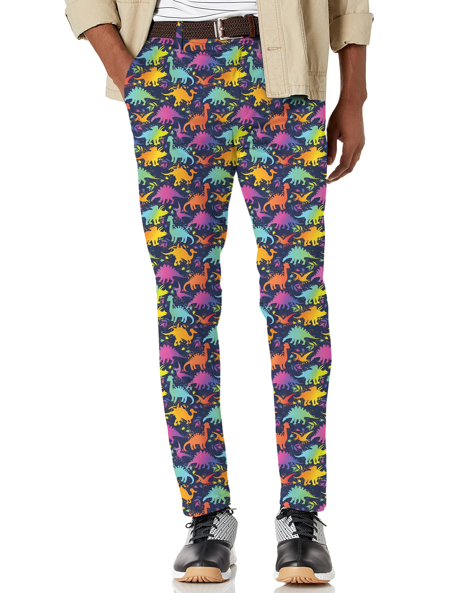 Men's Dinosaur Party Stretch Golf pants