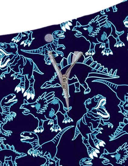 Men Neon Dino's Golf Shorts