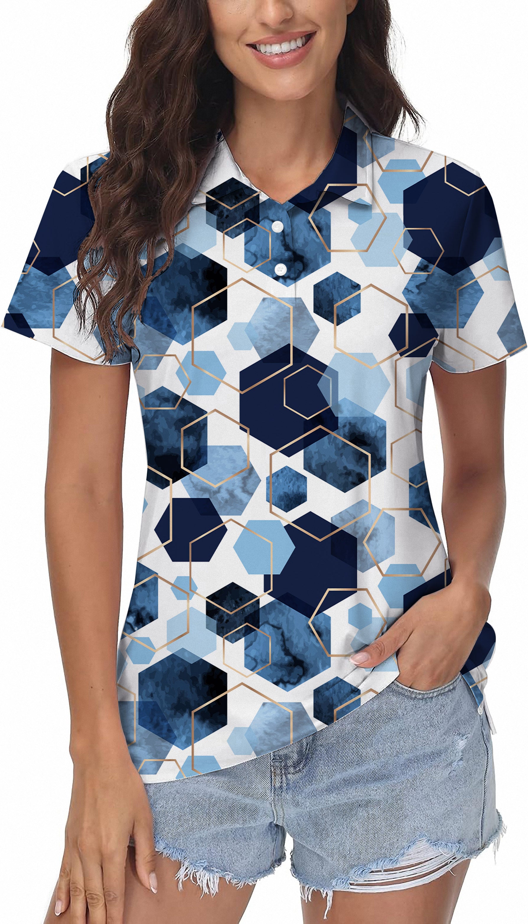 Deep Sea Women's Golf Polo