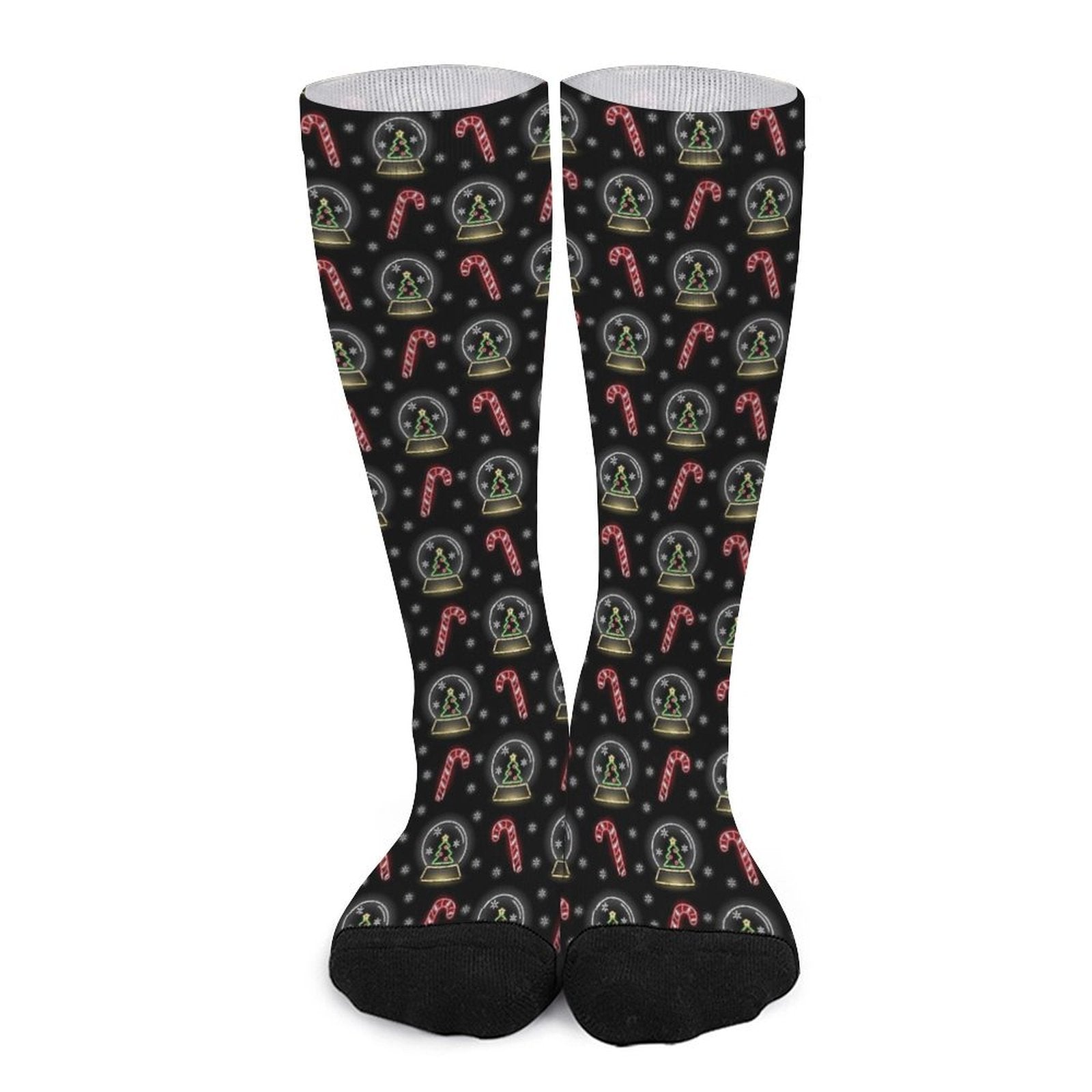 Neon Candy Canes Prined socks Gifts for Men Women