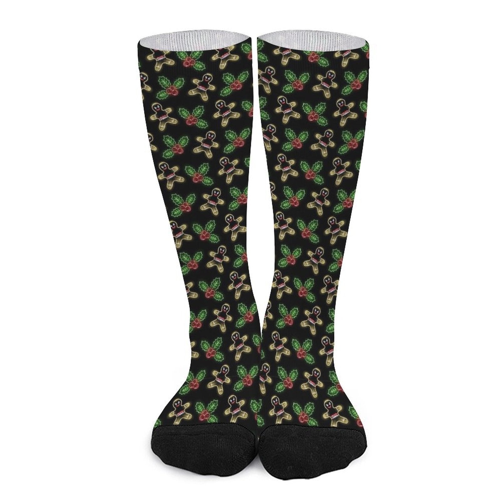 Neon Gingerbread Man Prined socks Gifts for Men Women