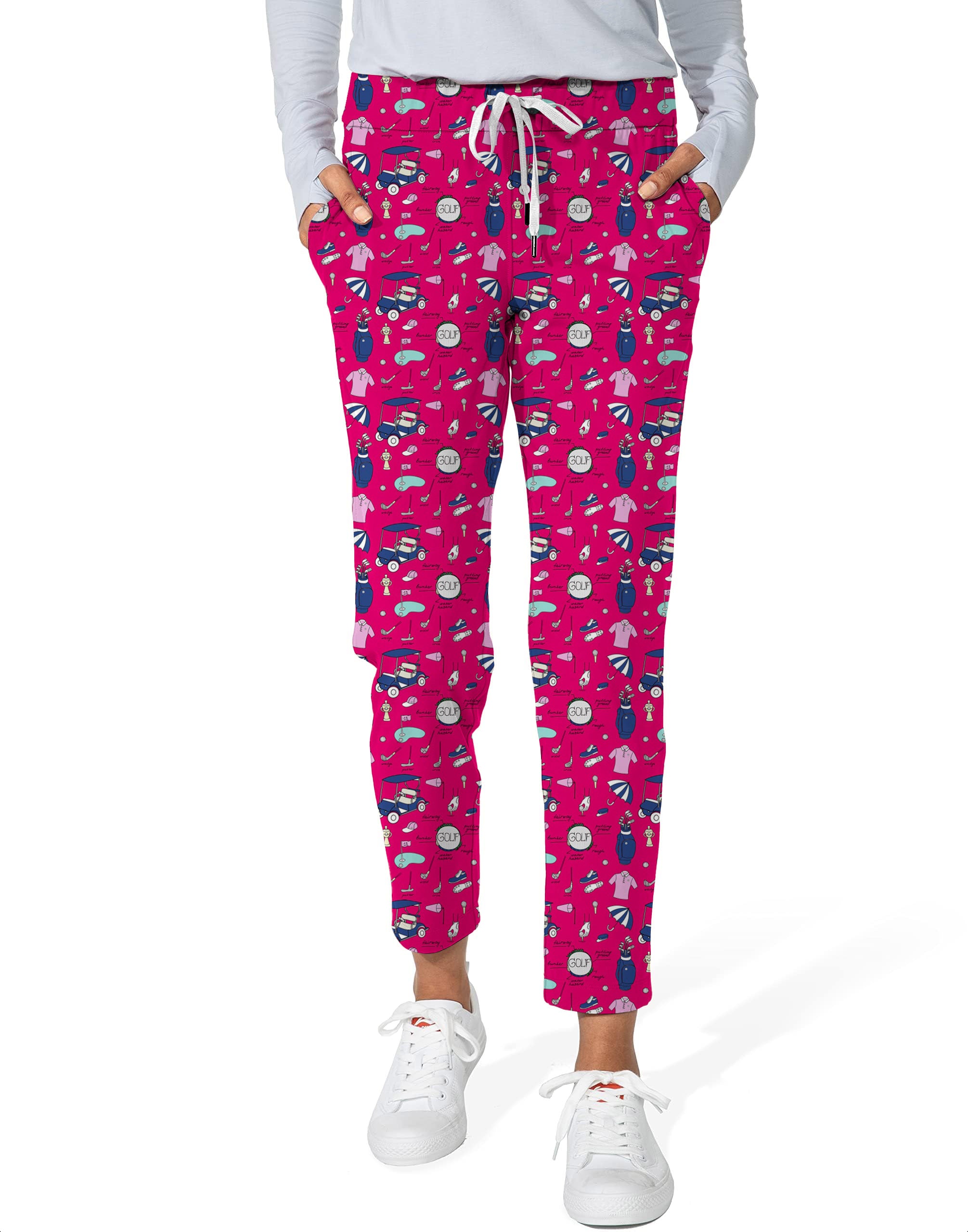 Cart Cruising-Women's 7/8 Stretch Ankle Golf Pants