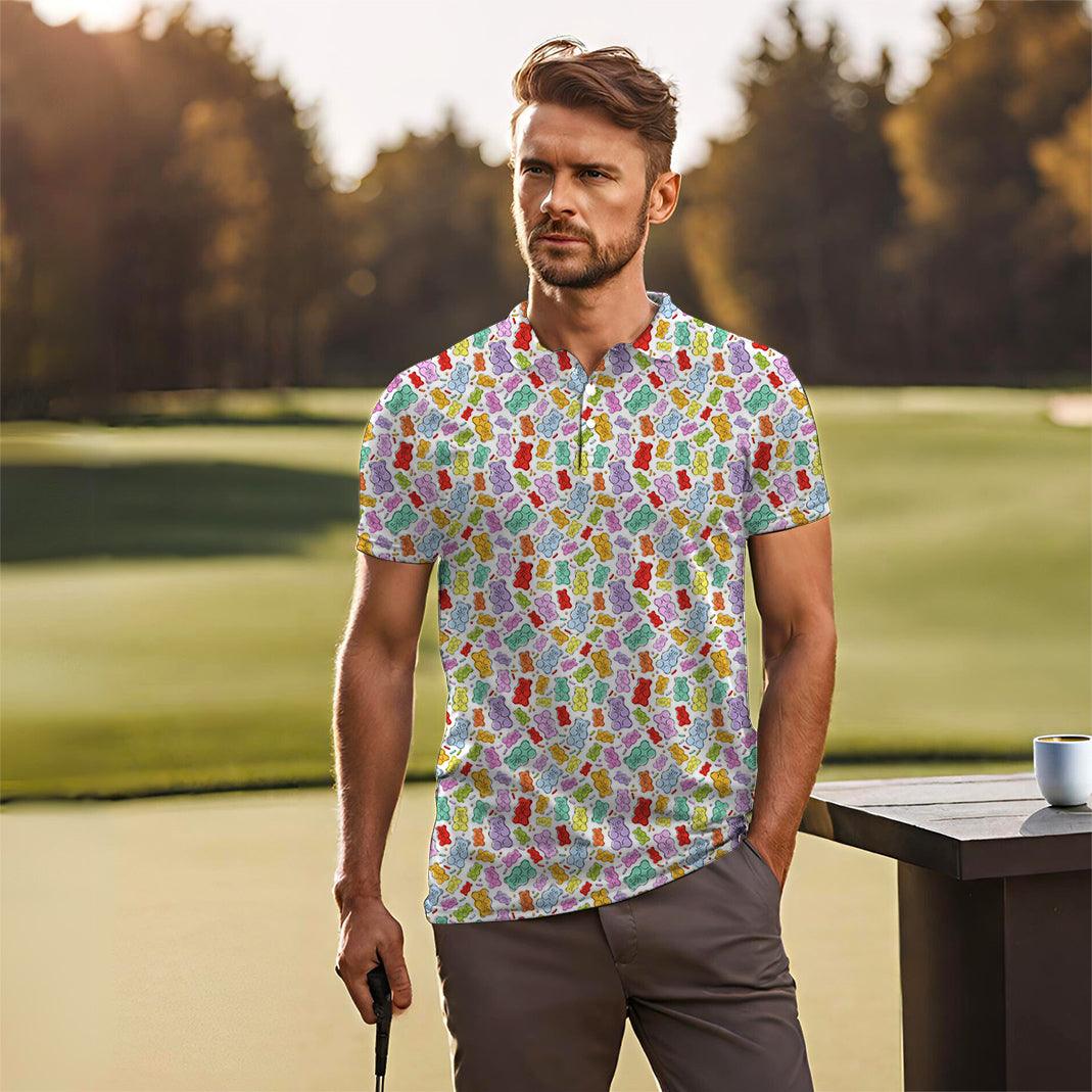 Men's Gummy Bears golf polo