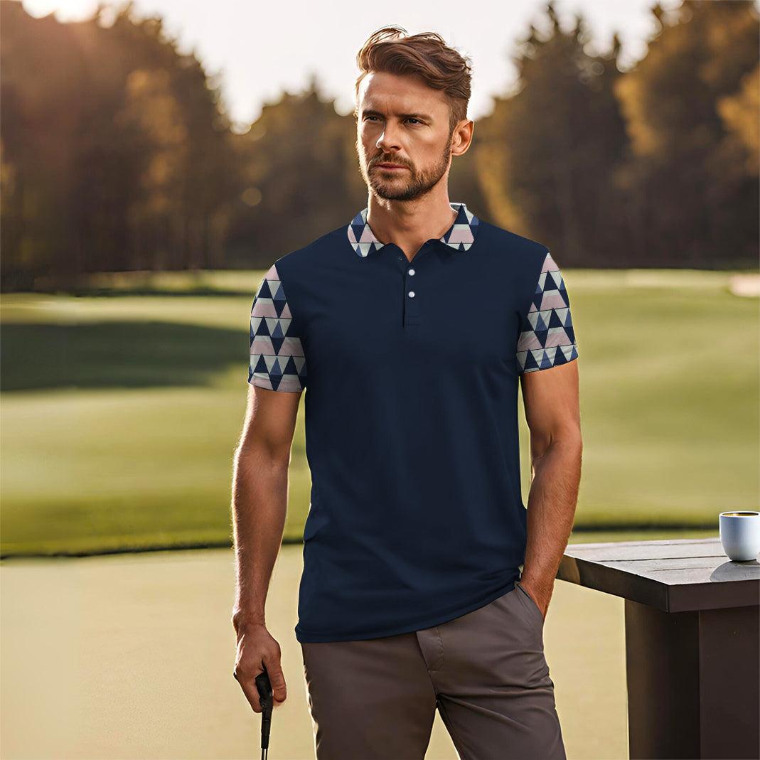 Men's Navy Blue golf polo