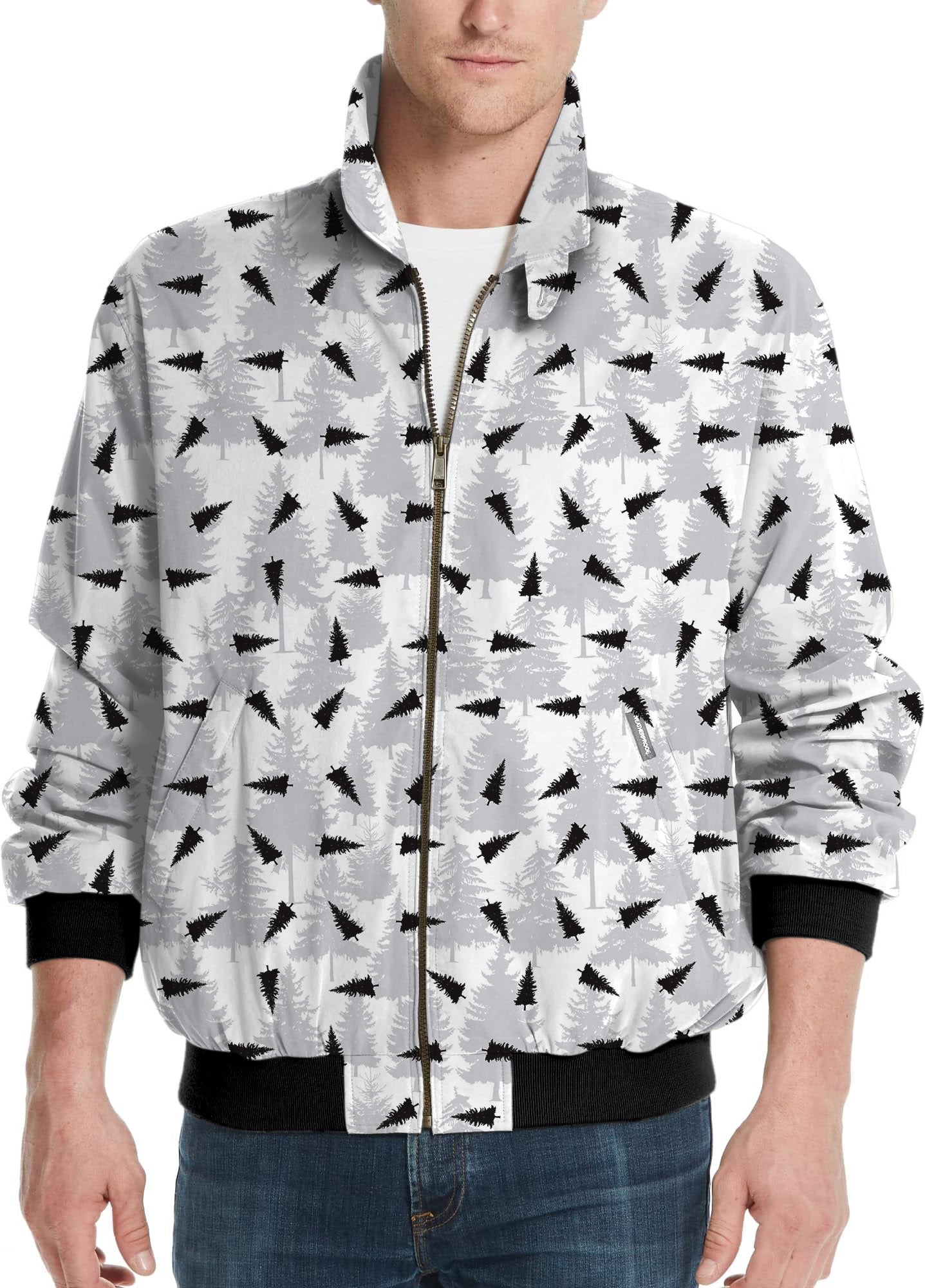 pine-Men's Golf Windbreaker Light Jacket