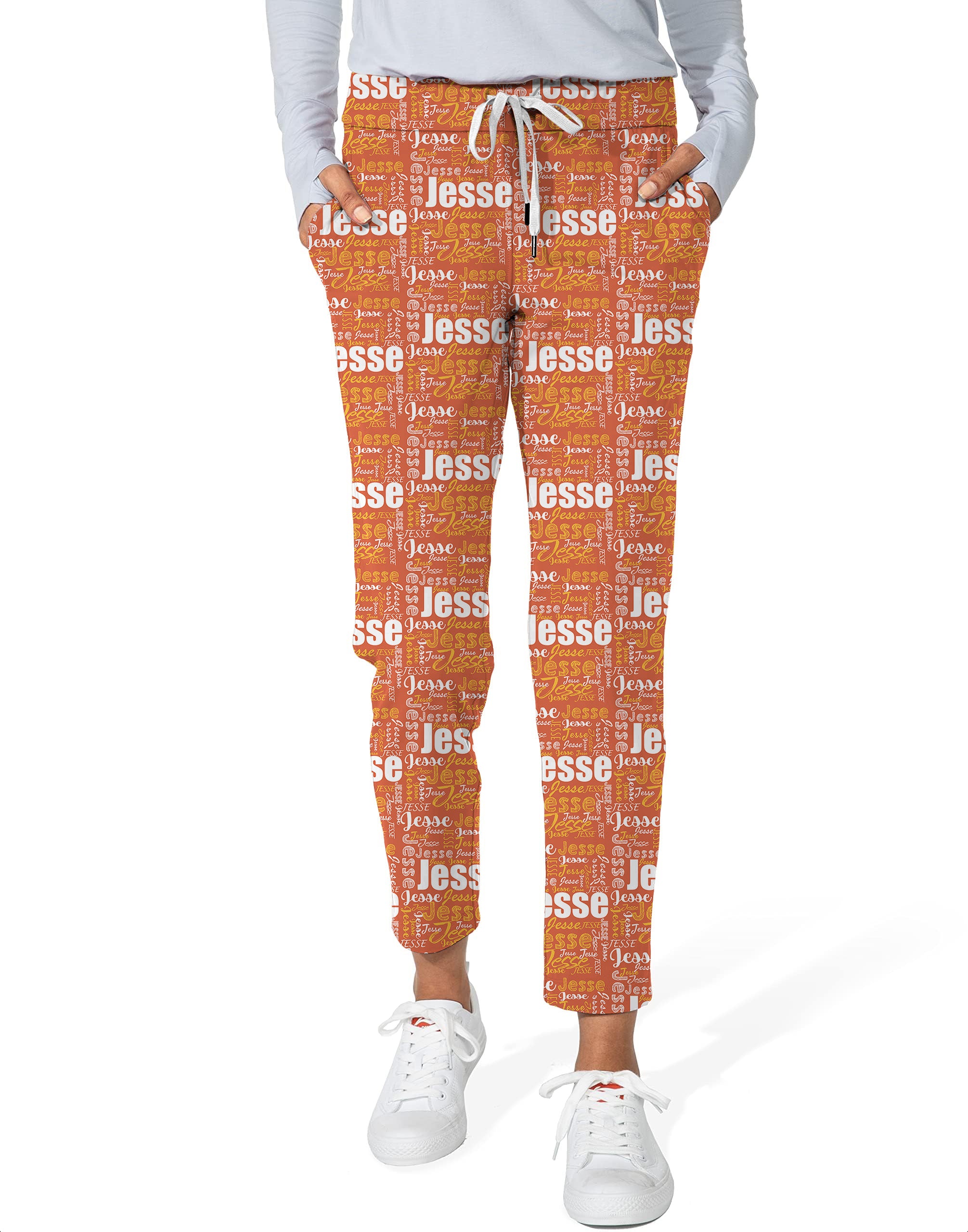 Custom name capper-Women's 7/8 Stretch Ankle Golf Pants