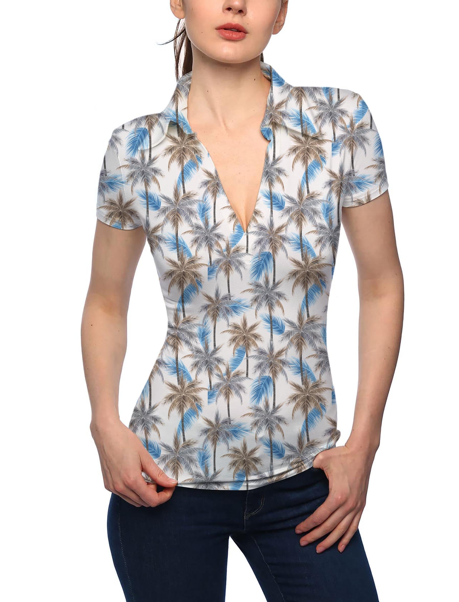 Women's Palm Haven V Neck Golf Polo