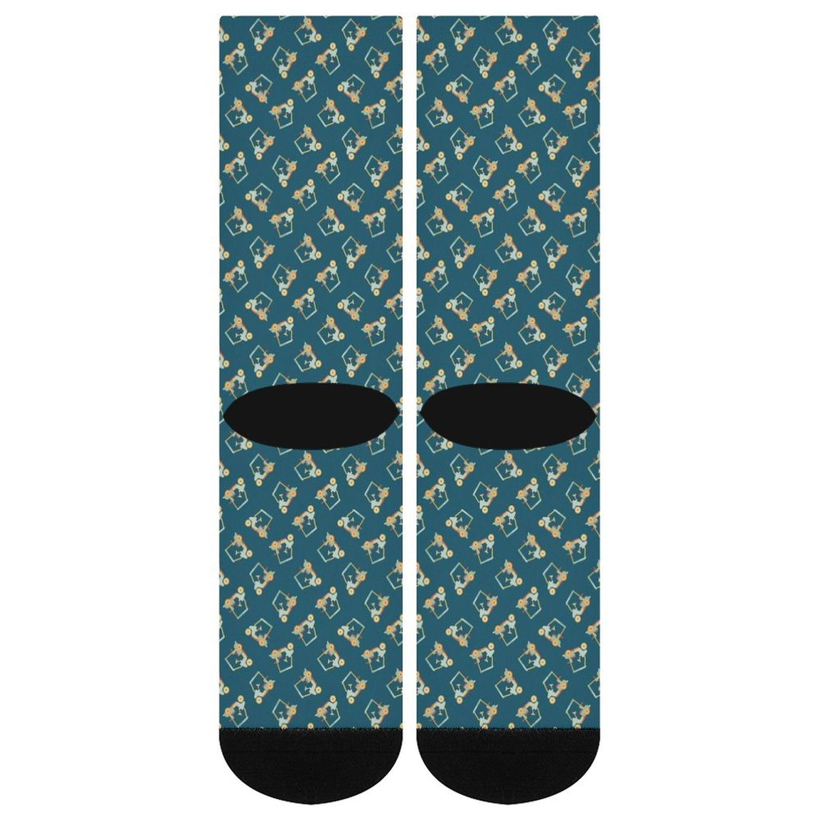 golf cart Prined socks Gifts for Men Women