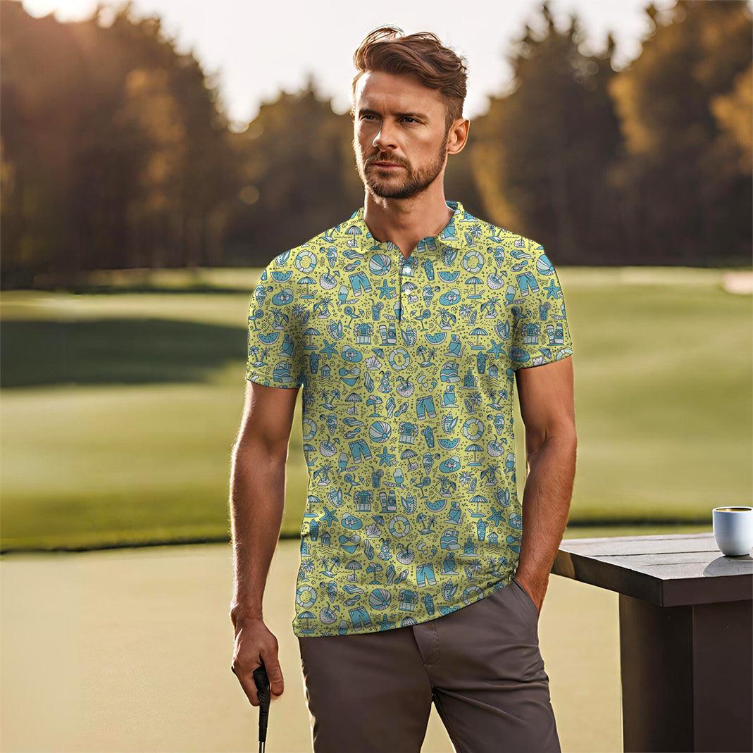 Coastal Caddy Men's golf polo