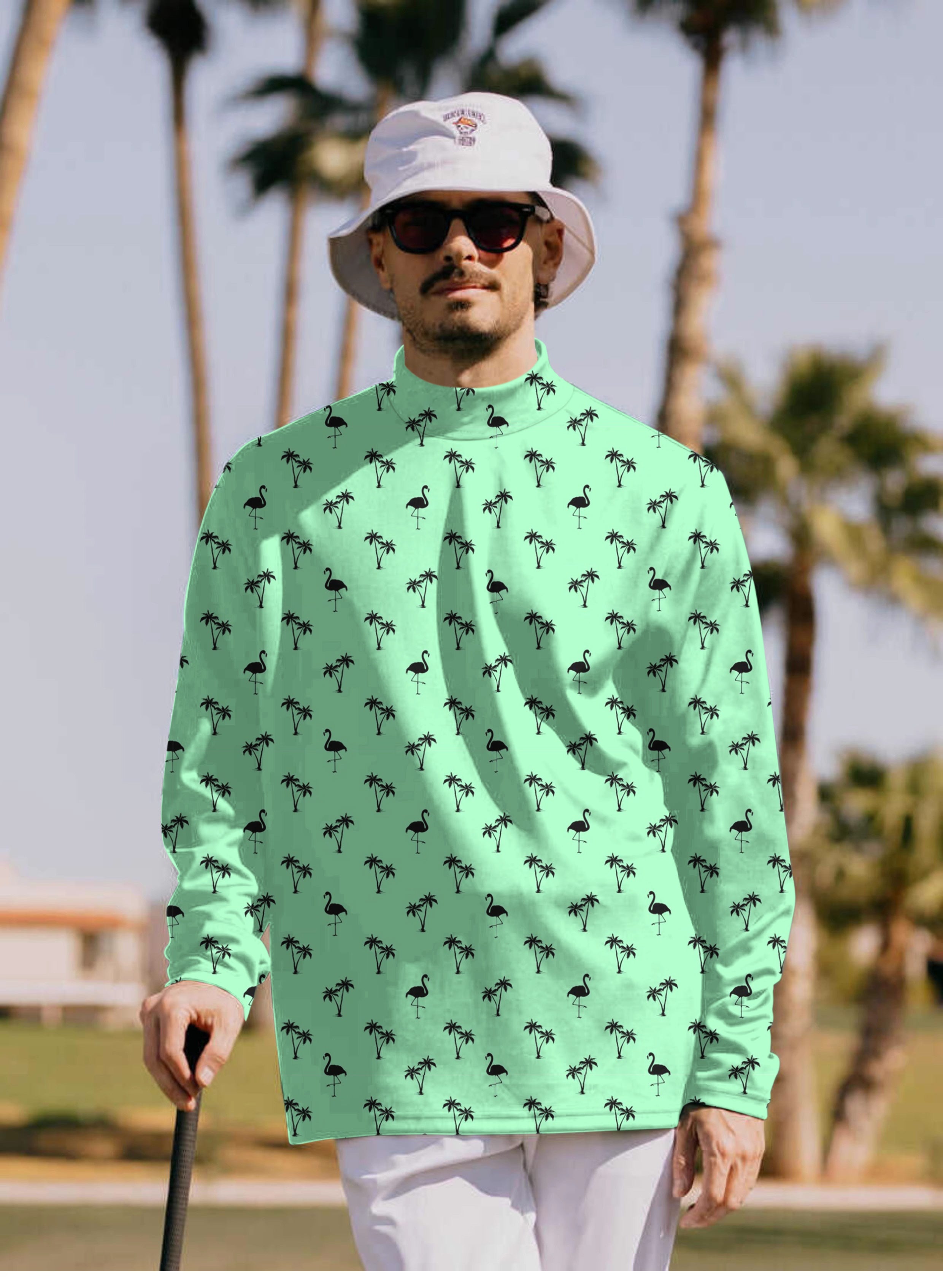 Men's Mint Mingo Pullover High neck Long/Short sleeve T-Shirt