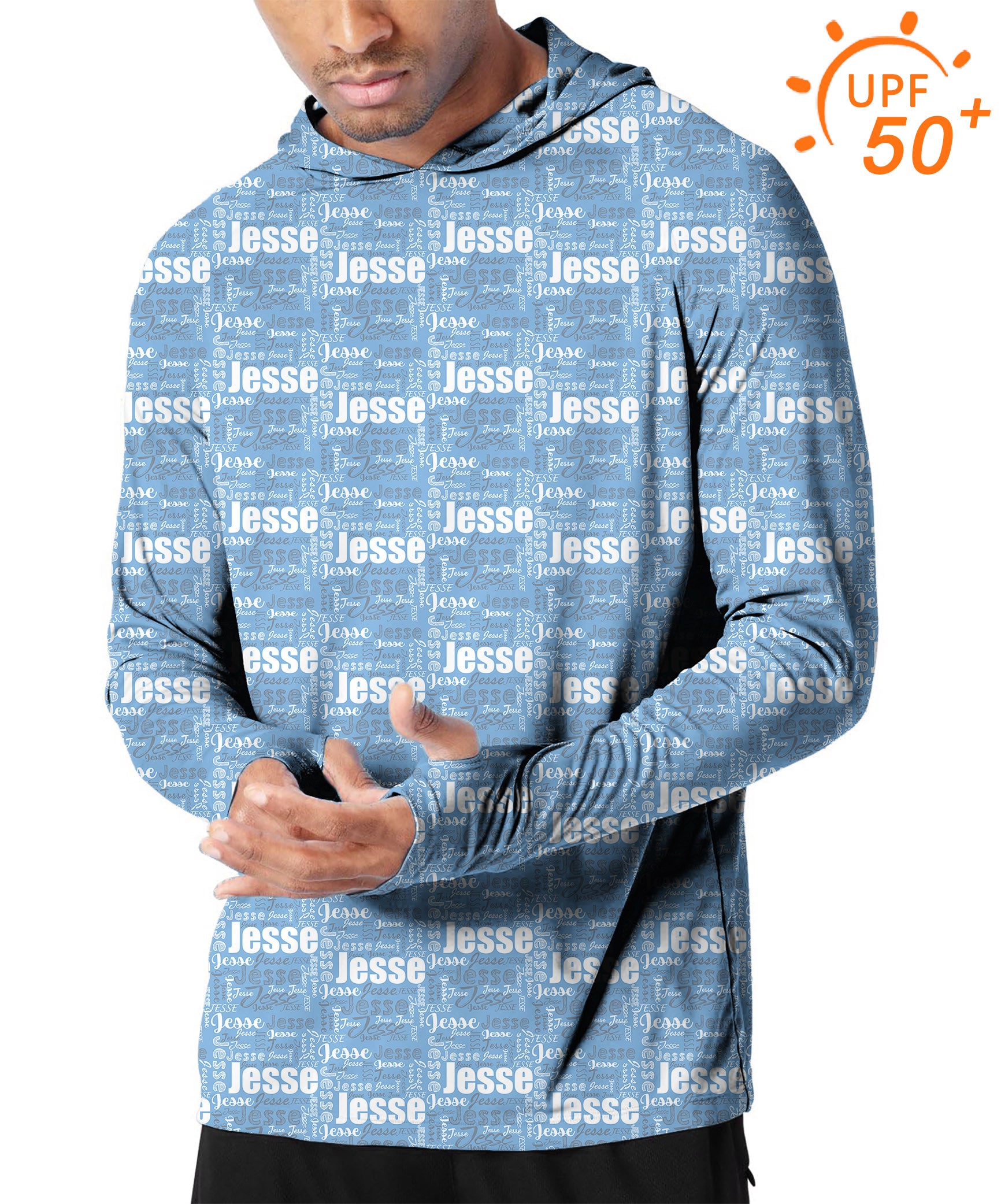 Men's Outdoor Custom name Iris Golf Sun Protection Slim Fit  hoodies