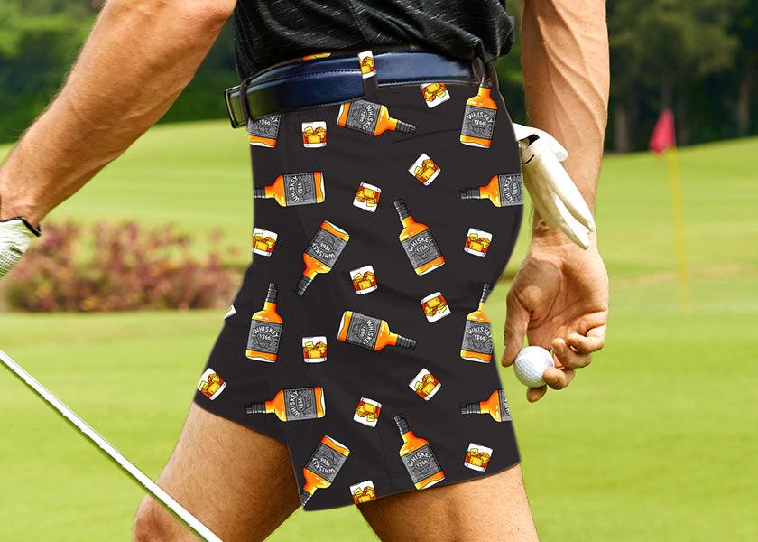 Men Whiskey Golf Shorts