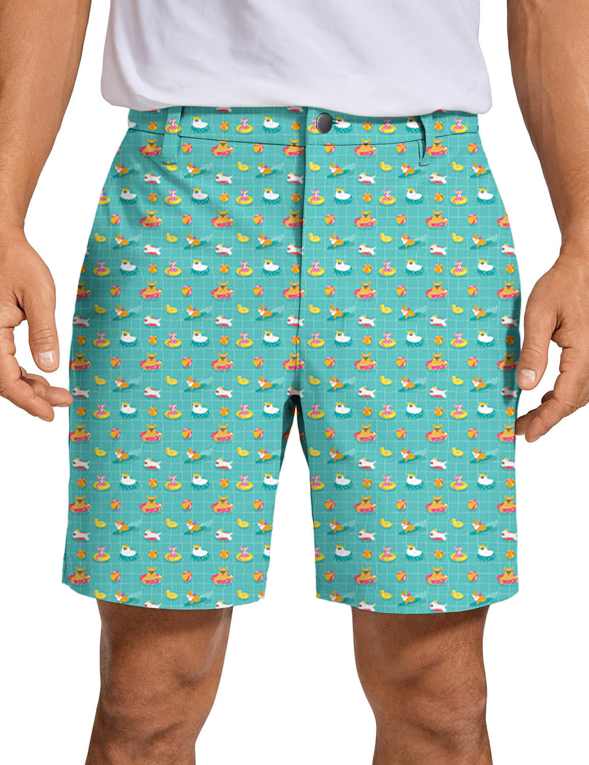 Men's Dog Pool Time Golf Shorts