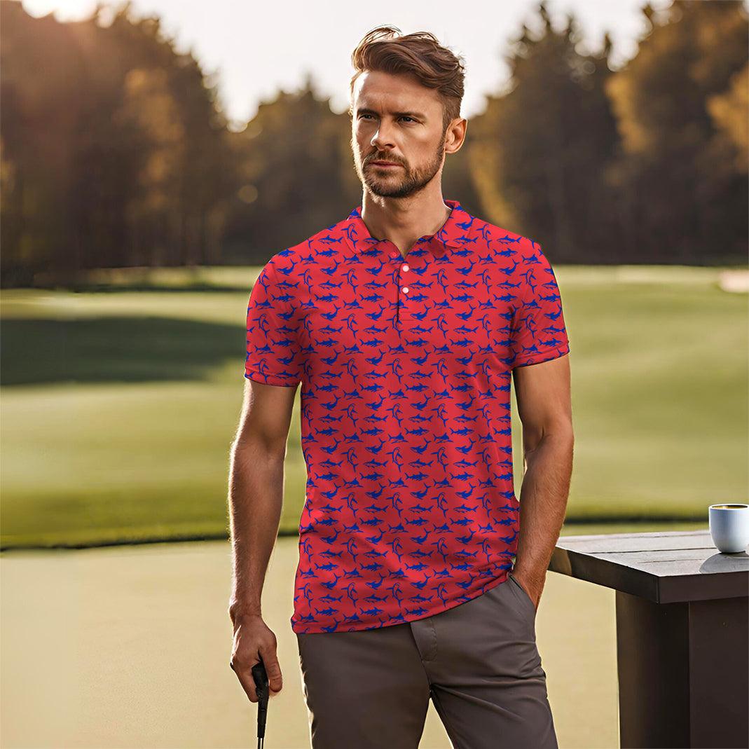 Men's Underwater Frenzy golf polo