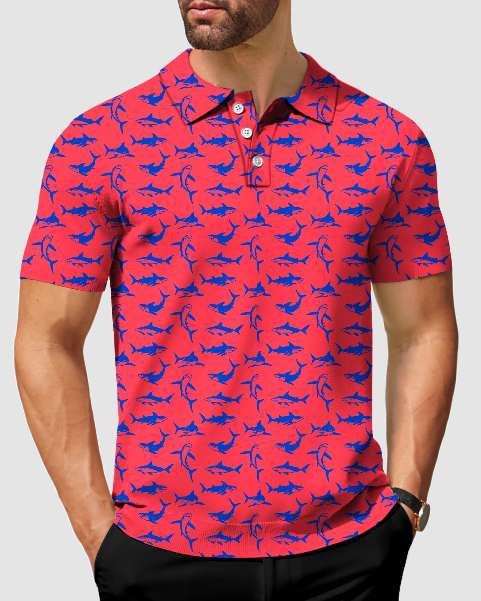 Men's Underwater Frenzy golf polo