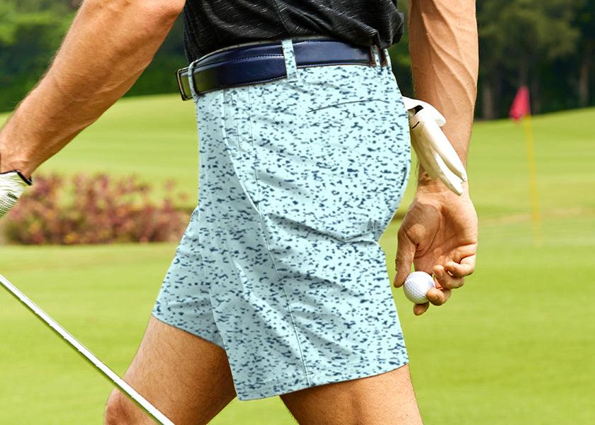 Men Skyline Graffiti Golf Shorts