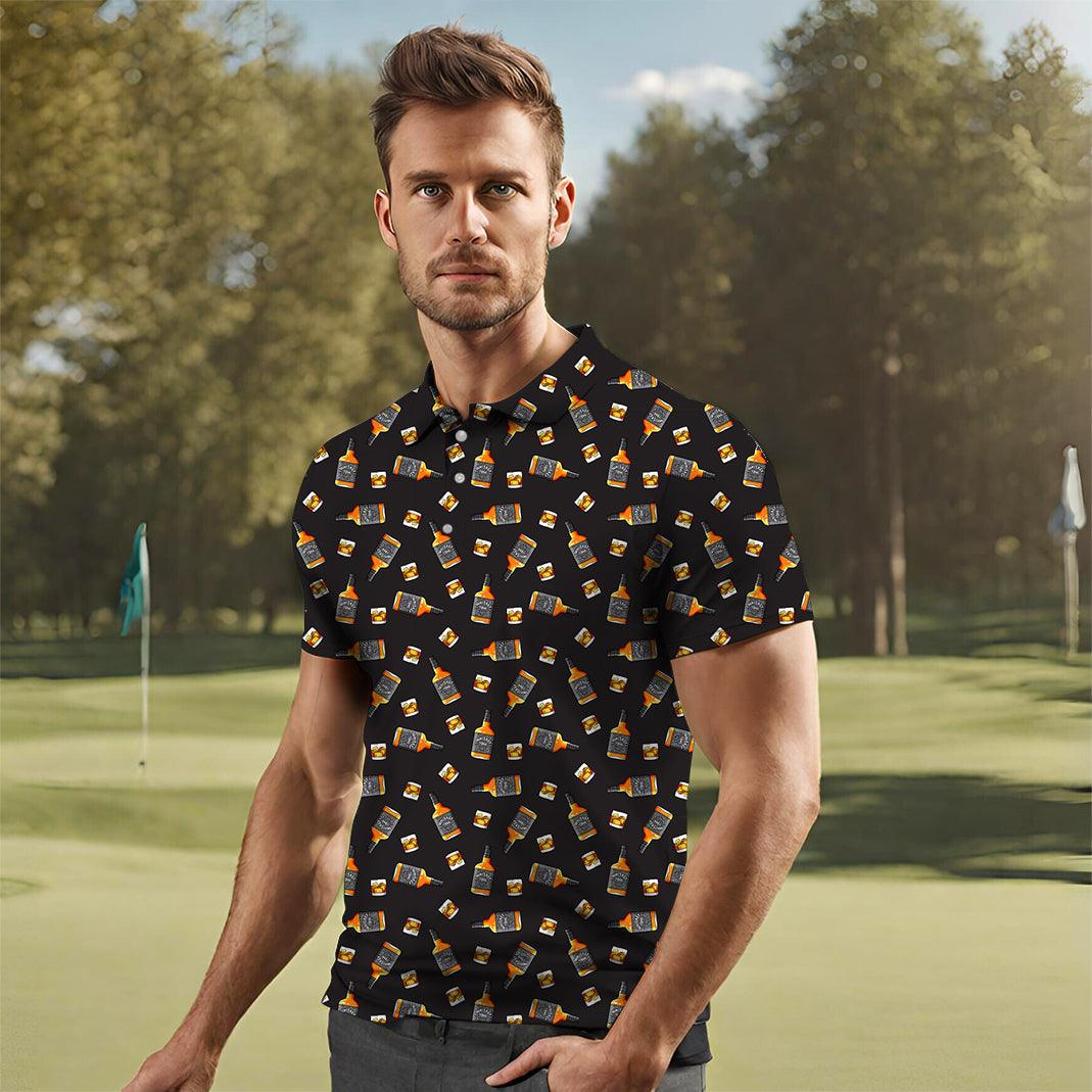 Whiskey 1866 Men's golf polo