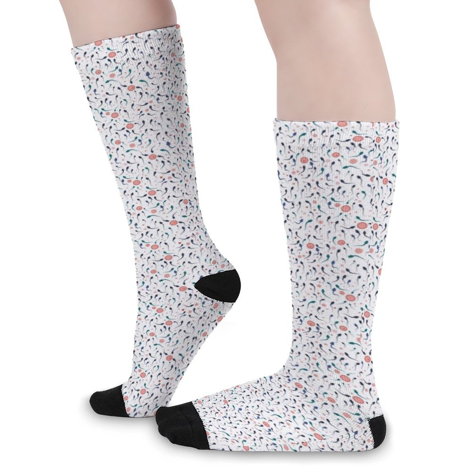 Life Creation fertilization Prined socks Gifts for Men Women