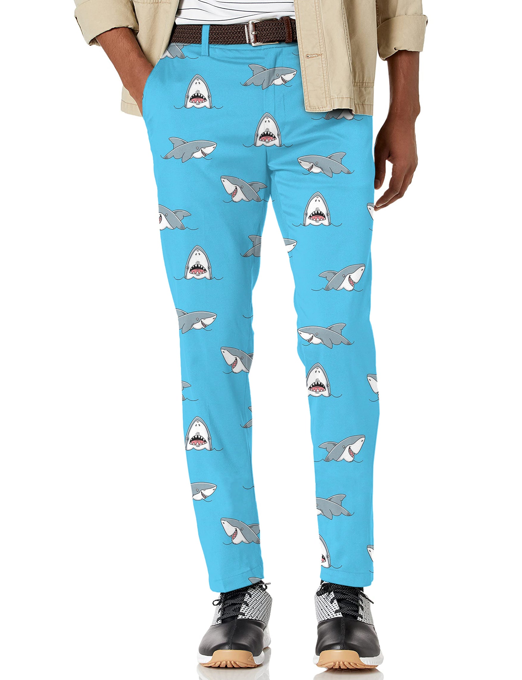 Men's Chomp Chomp shark Stretch Golf Pants