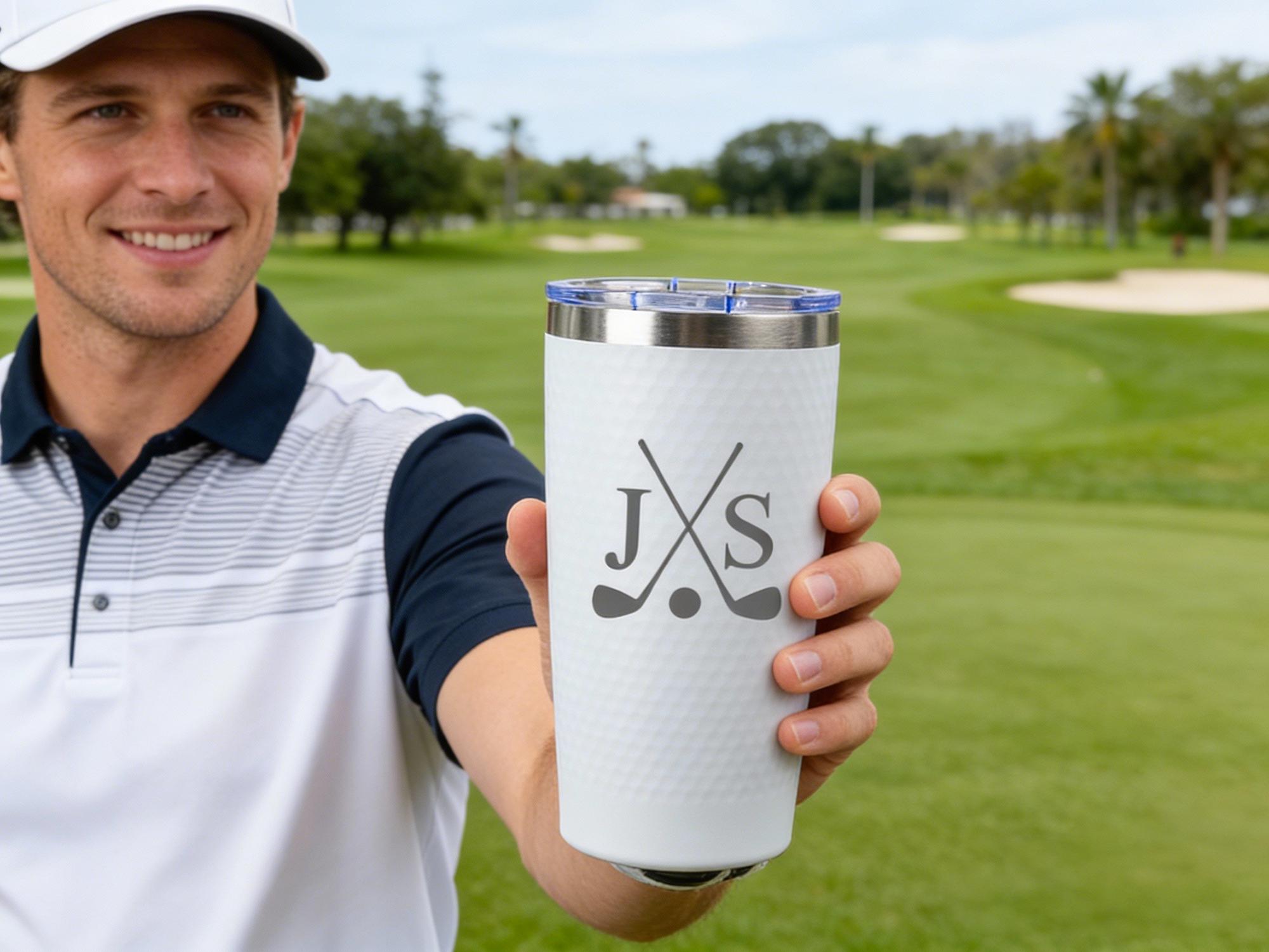 Personalized Golf Tumbler 20oz Insulated Travel Mug Engraved Gift