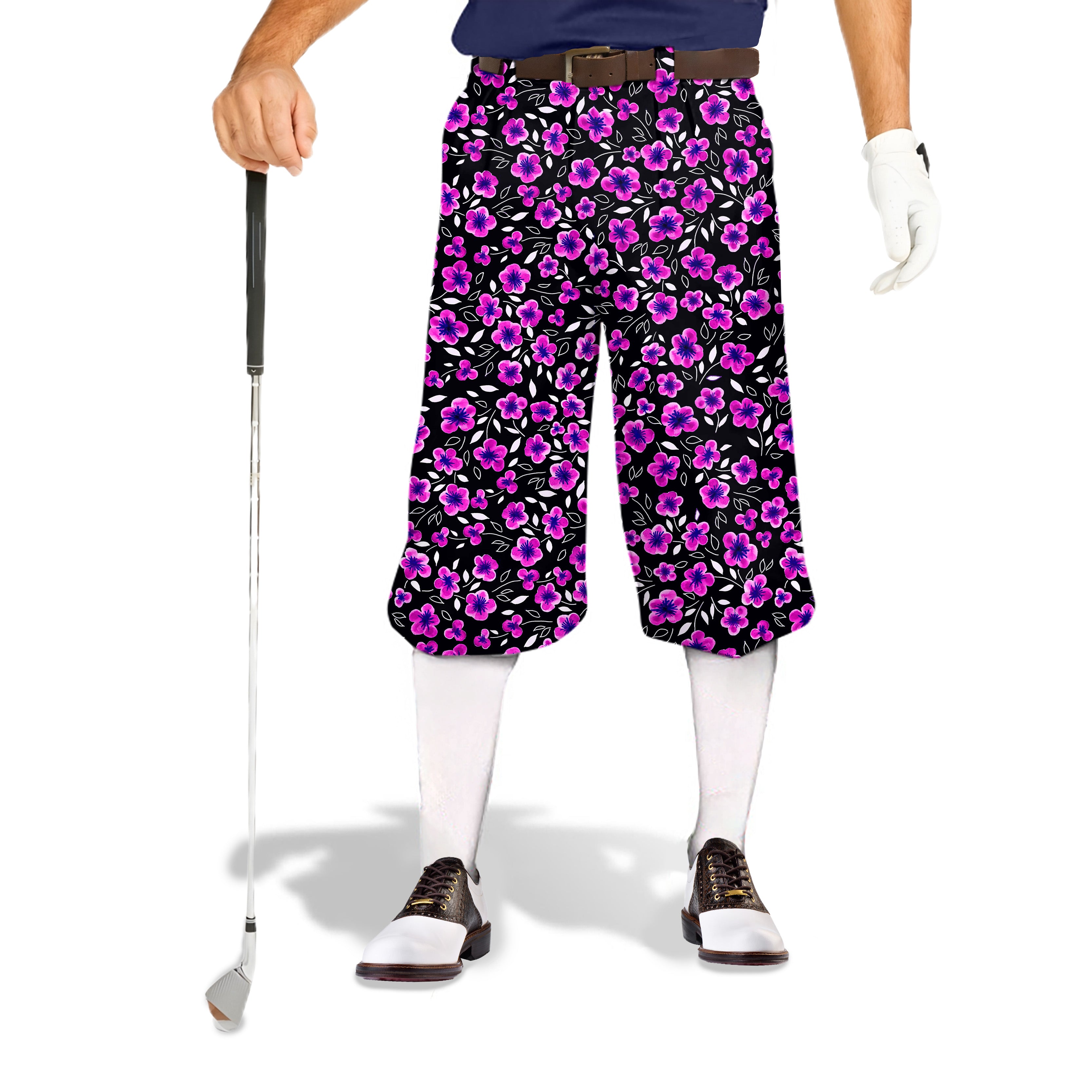 Floral Out-Men's Golf Knickers Pants