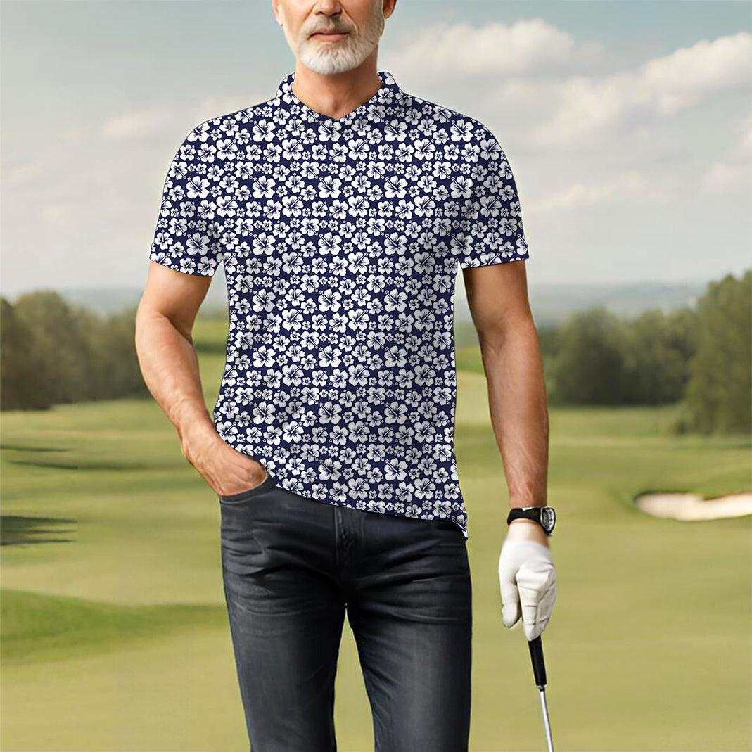 Men's Summer Daisy golf polo