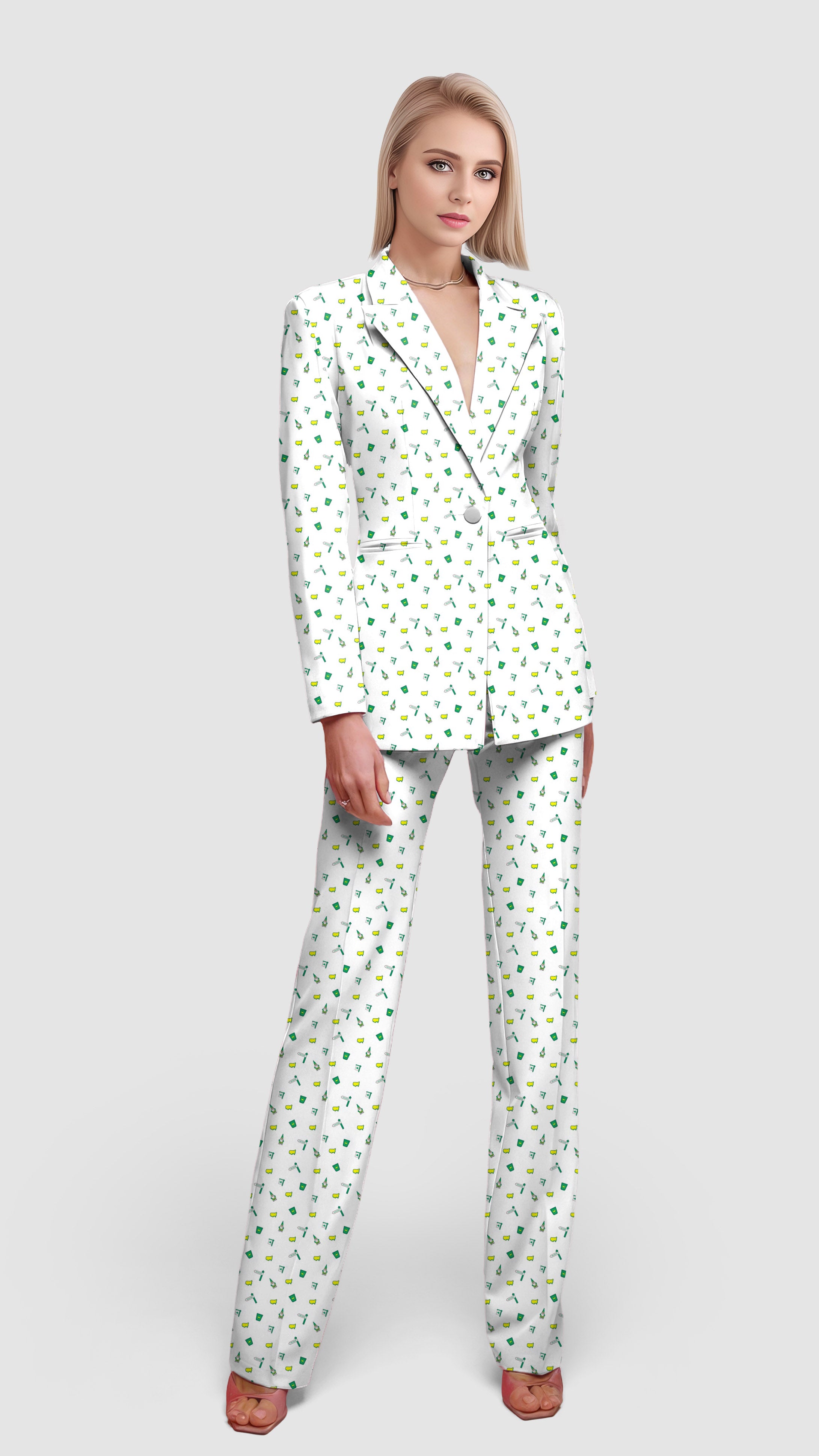 Master Lightweight Summer-Women's Blazer Casual Work Office Blazer Suit set
