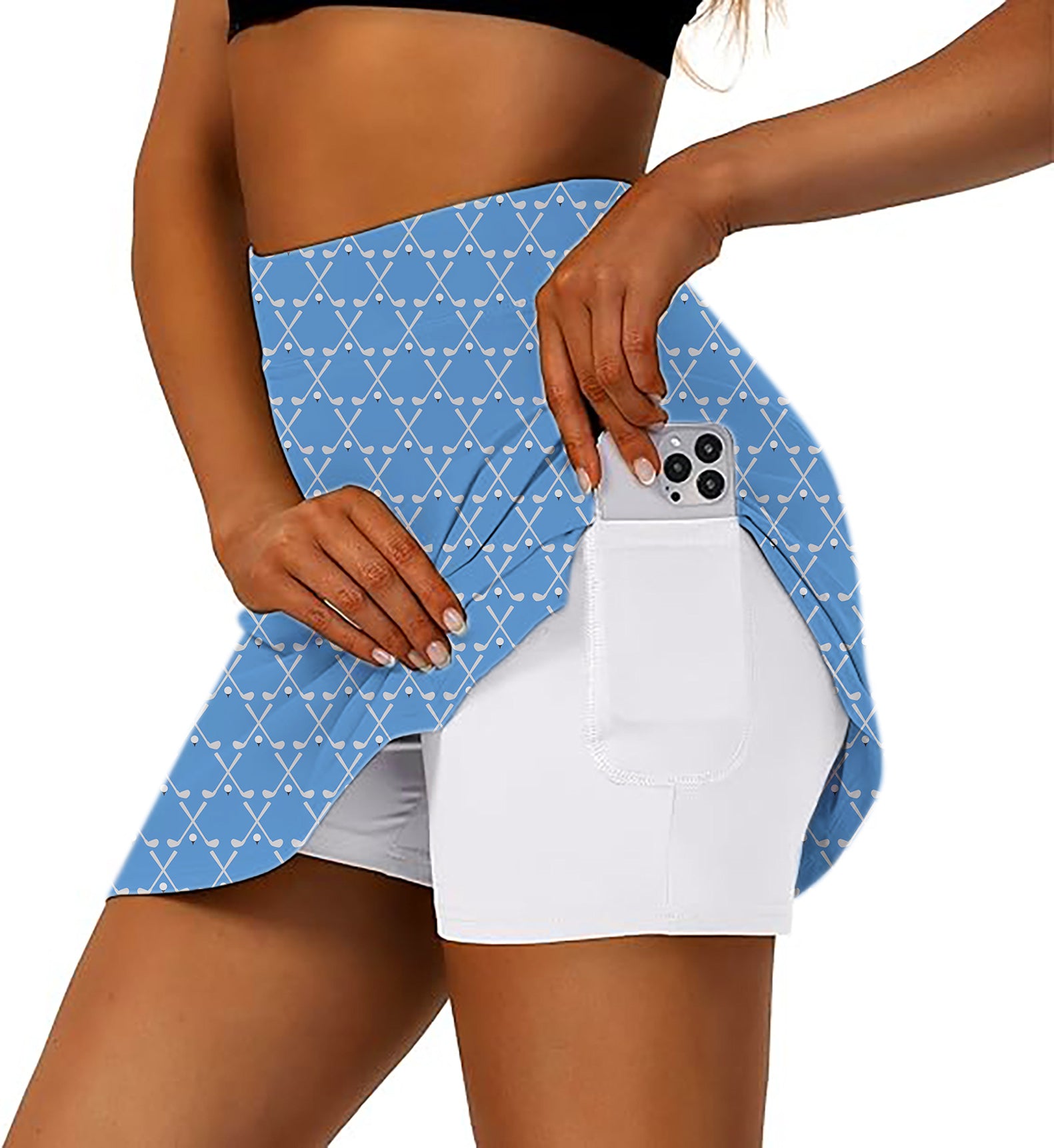 On Tap Women's Athletic Golf Skorts Flared Skirts