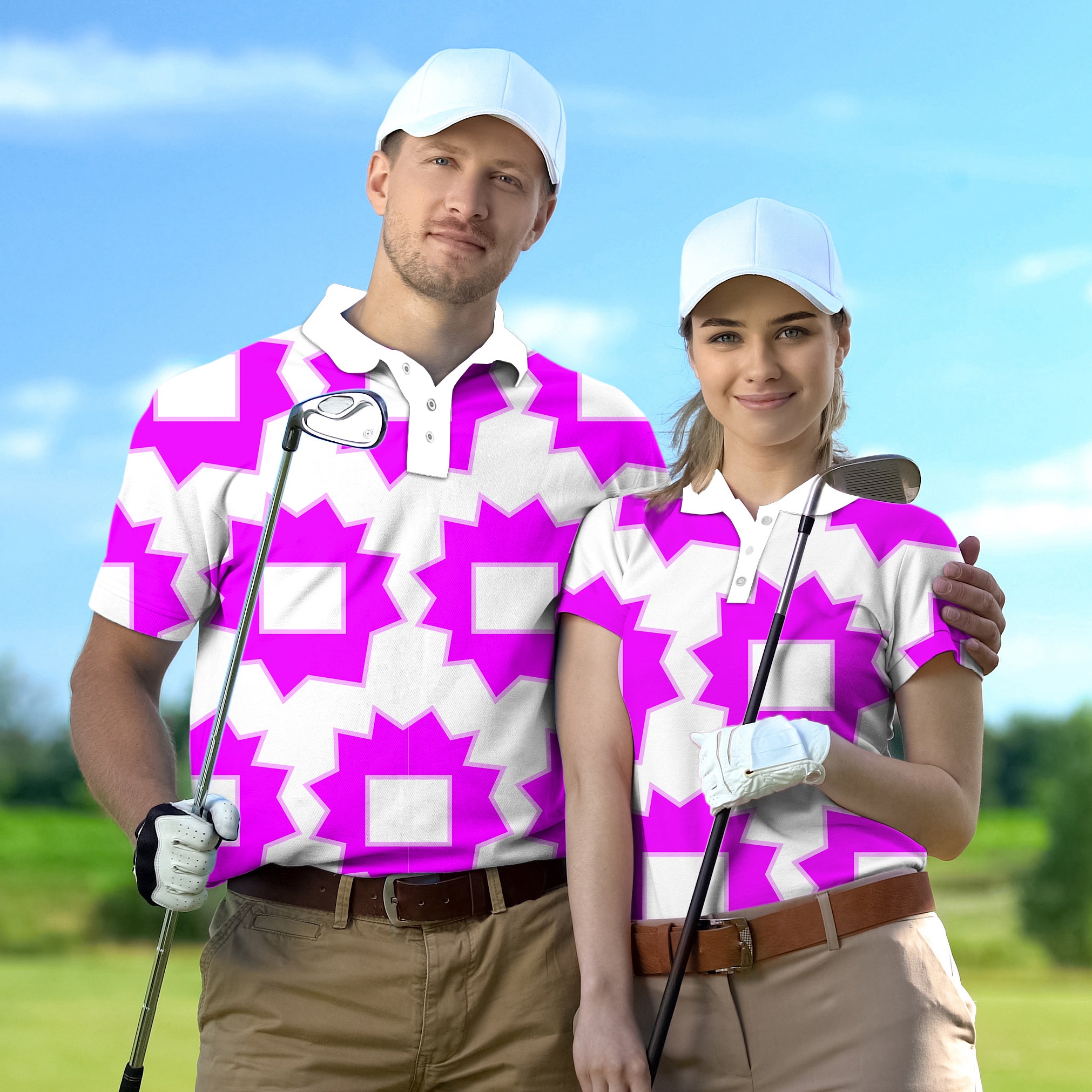 Couple Explosion Geometry Limited Edition set Golf Championship Trophy tournament