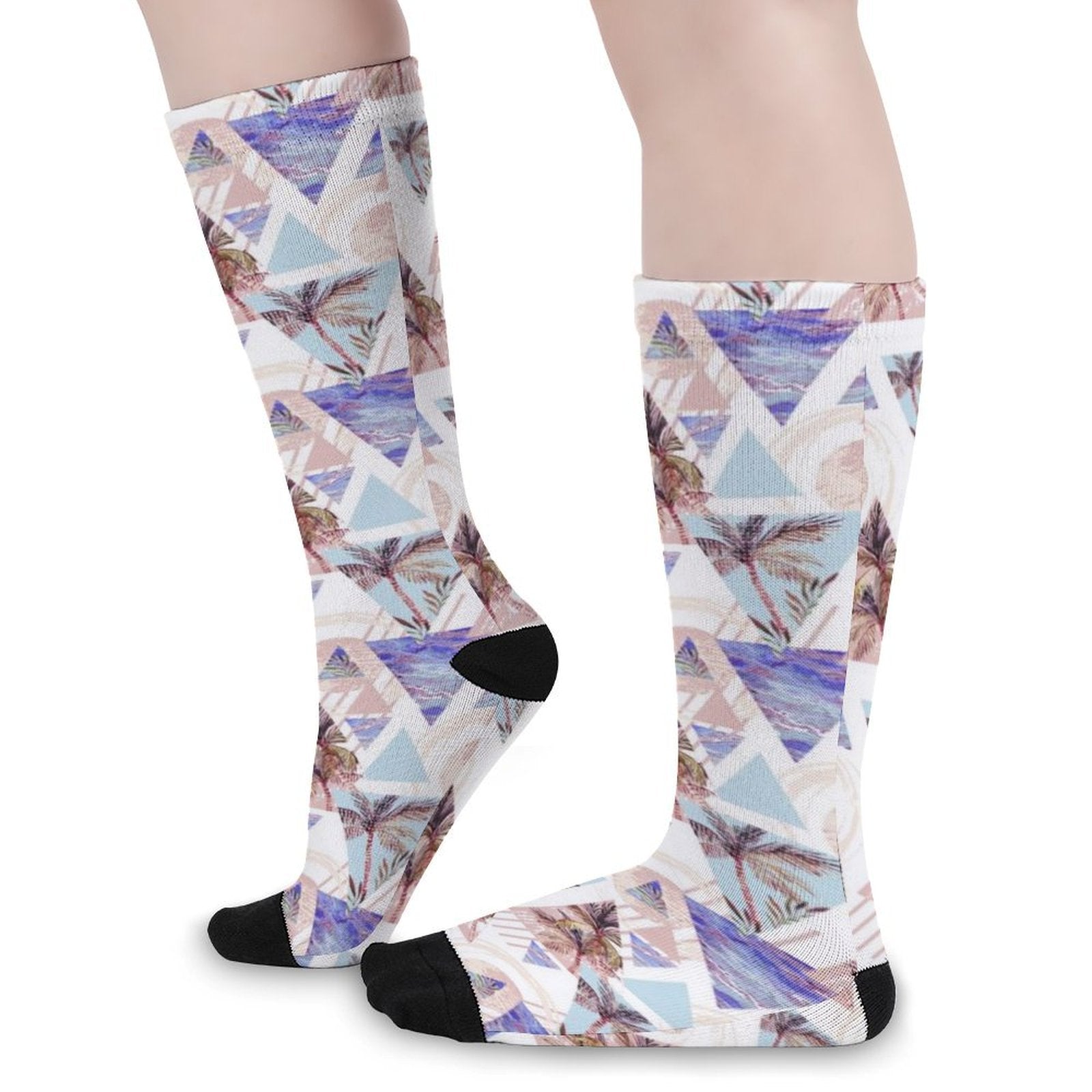 Cali Palm tree Prined socks Gifts for Men Women