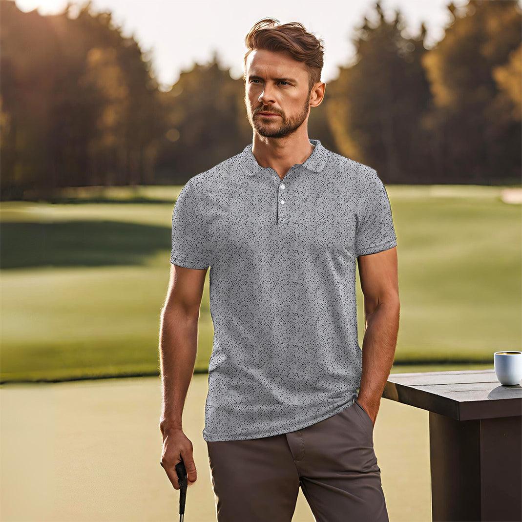 Speckle-Men's golf polo