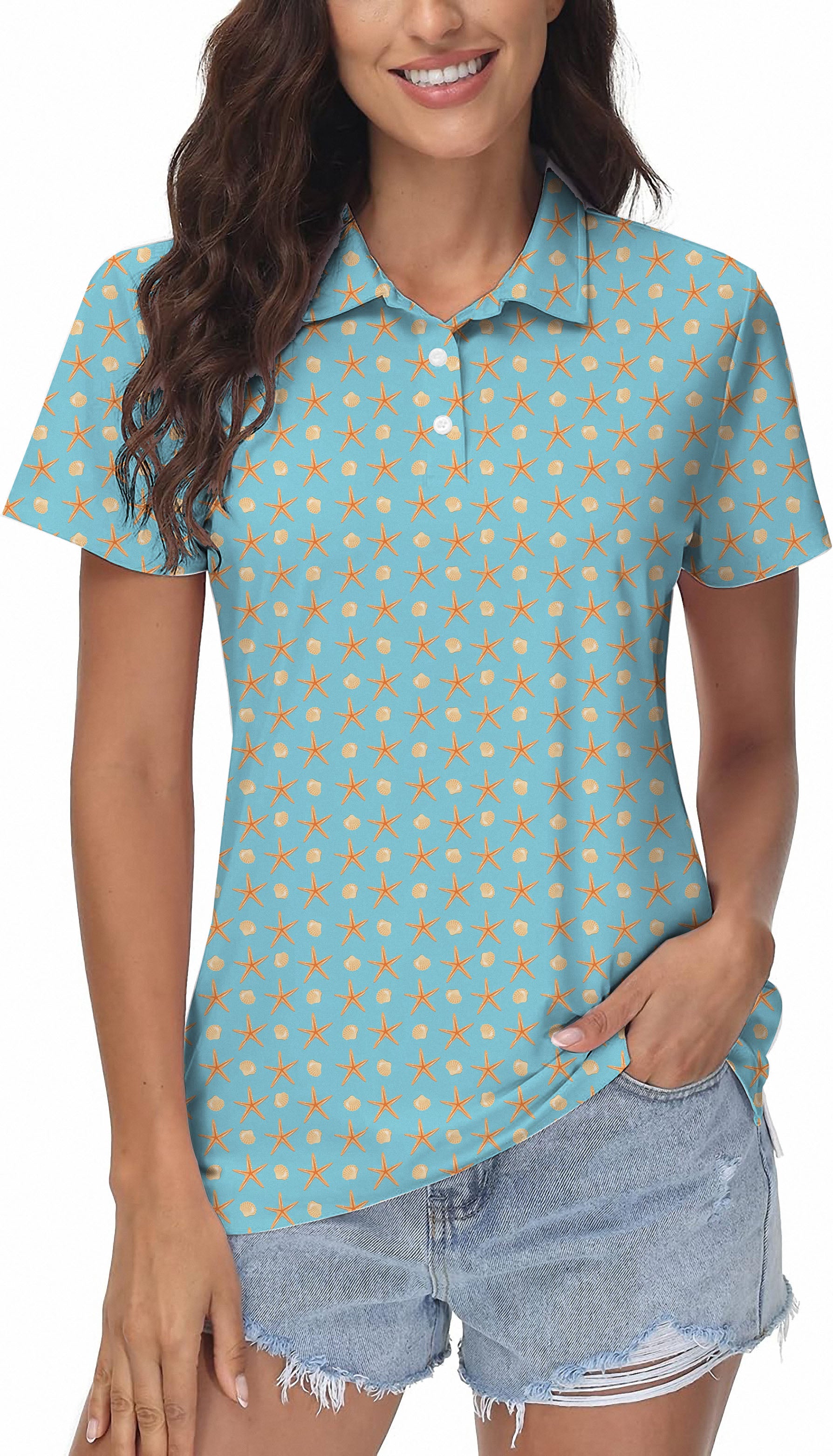 Seaside Golfer Women's Golf Polo