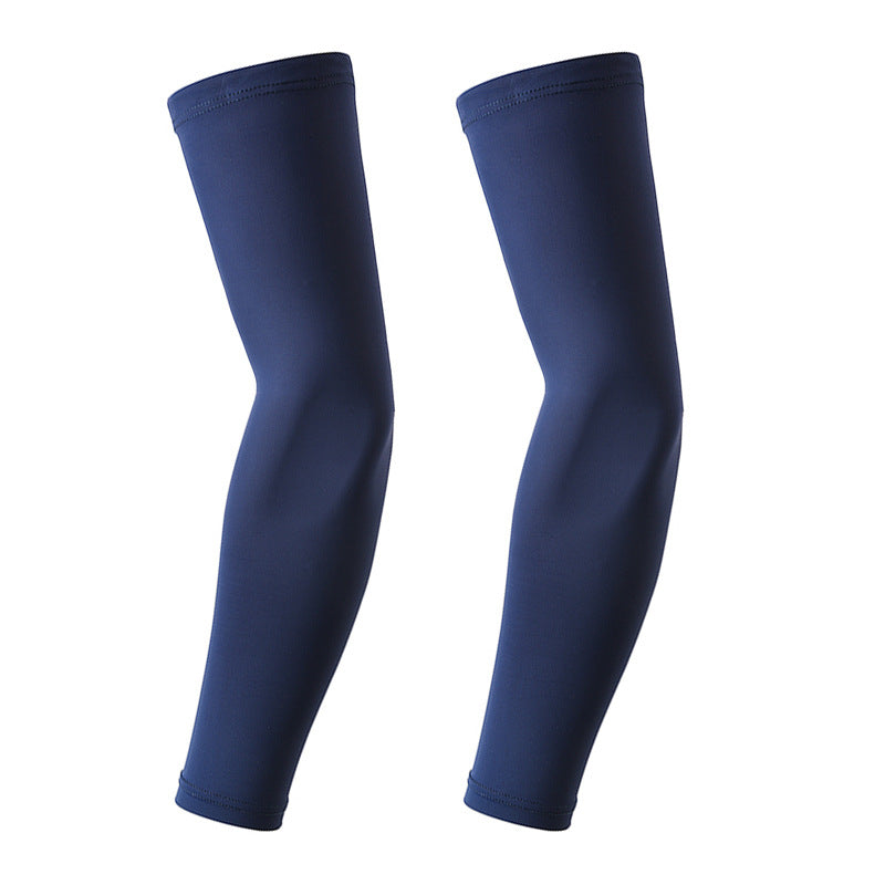 Unisex Ice Silk Sun Protection Arm Sleeves UPF50+ UV Block Thin Breathable Cooling Golf Sports Arm Covers UV Outdoor Protection Series