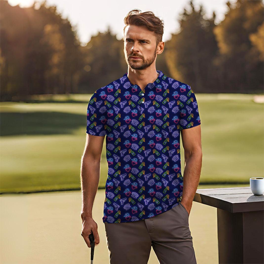 Men's Sharp Shooter golf polo