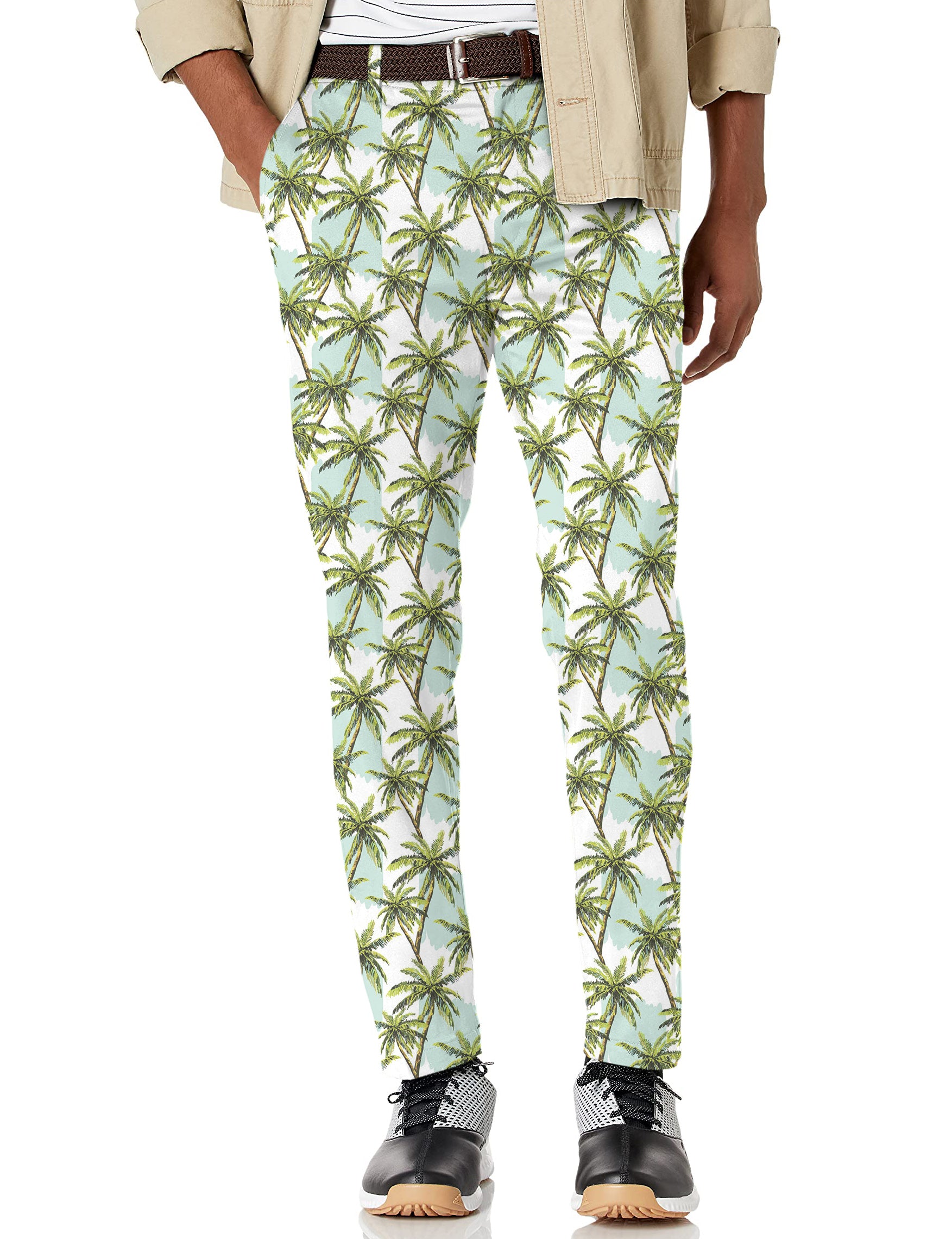 Men's Coconut trees Stretch Golf Pants