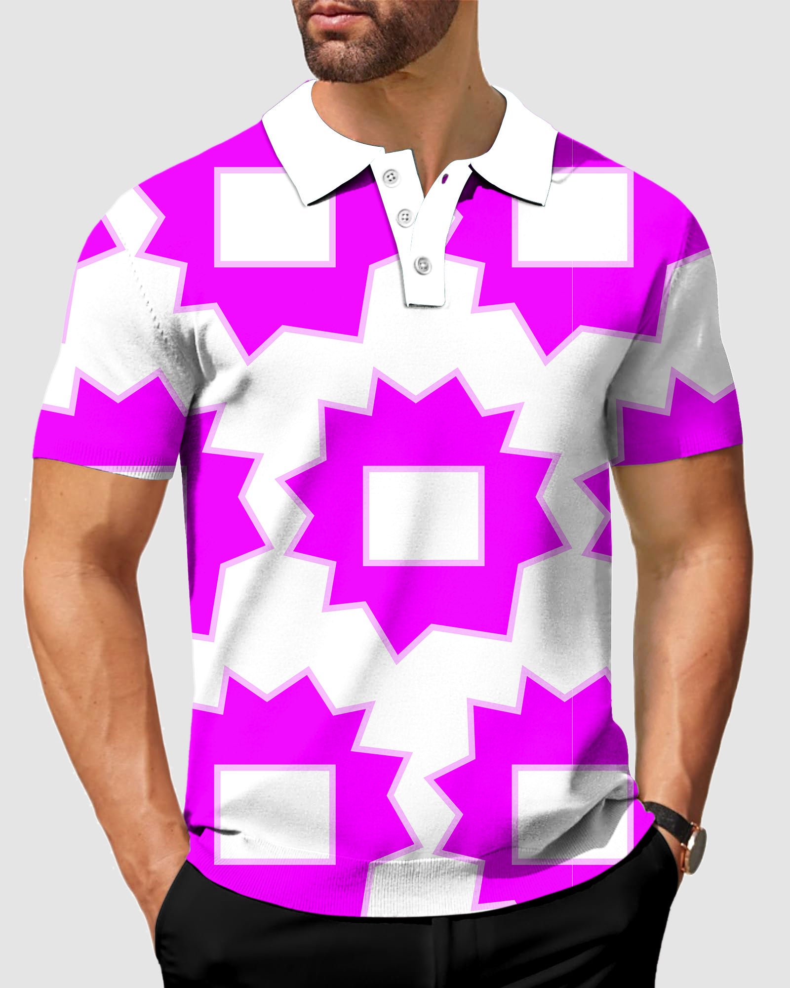 Men's Explosion Geometry Limited Edition Polo