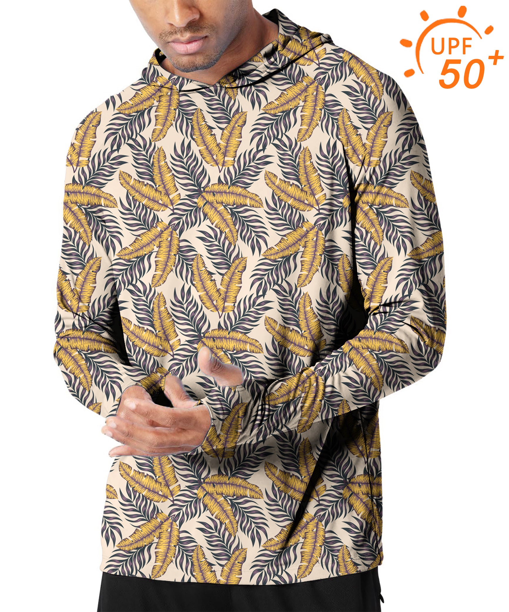 Men's Outdoor Golden Tropics Golf Sun Protection Slim Fit  hoodies