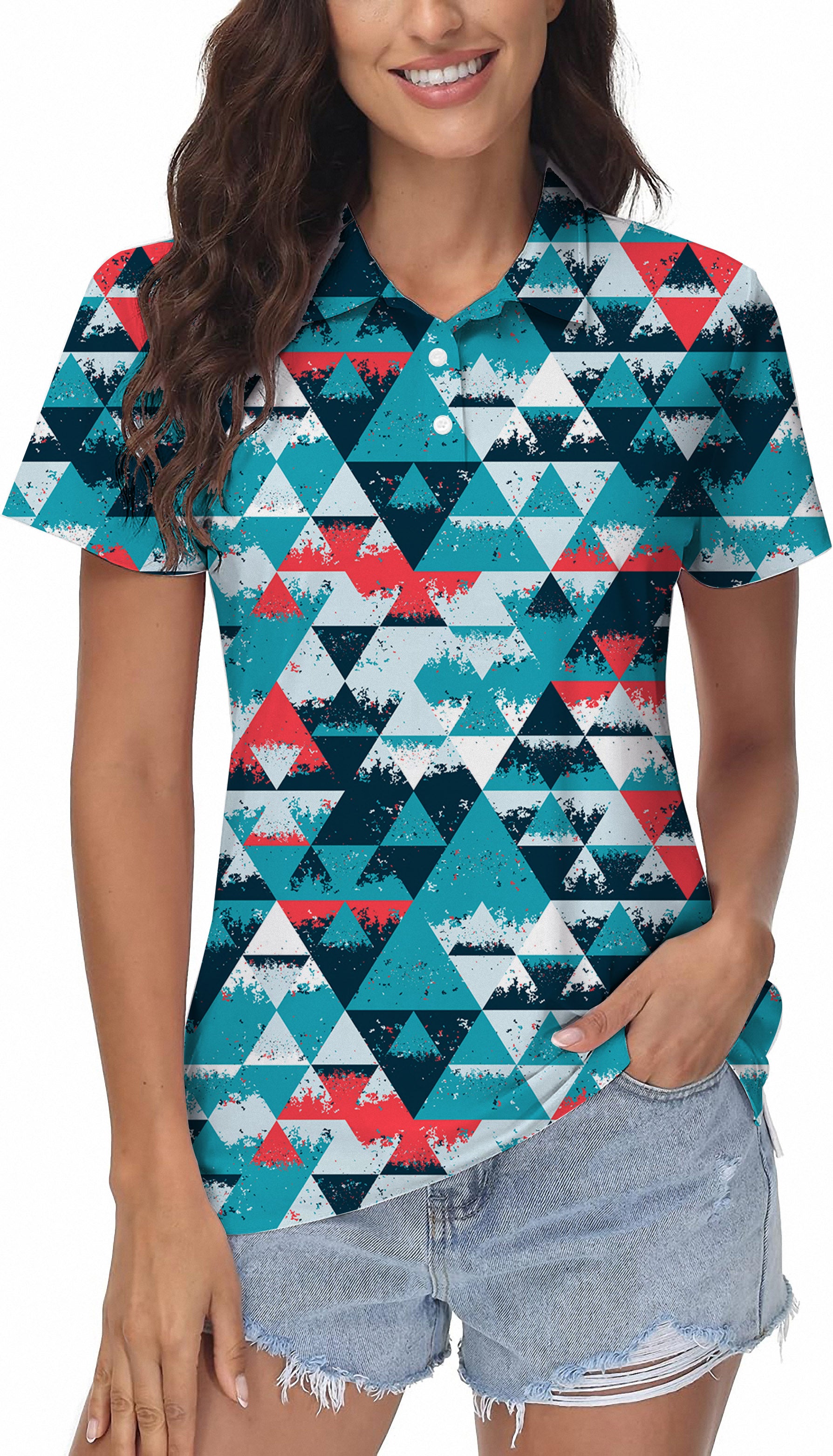 Prismatic Women's Golf Polo