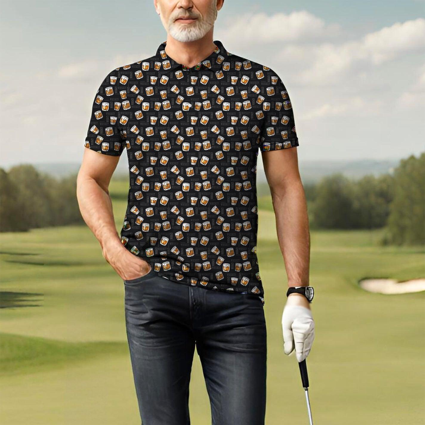 Men Whiskey Golf Party All Bodies Golf Polo