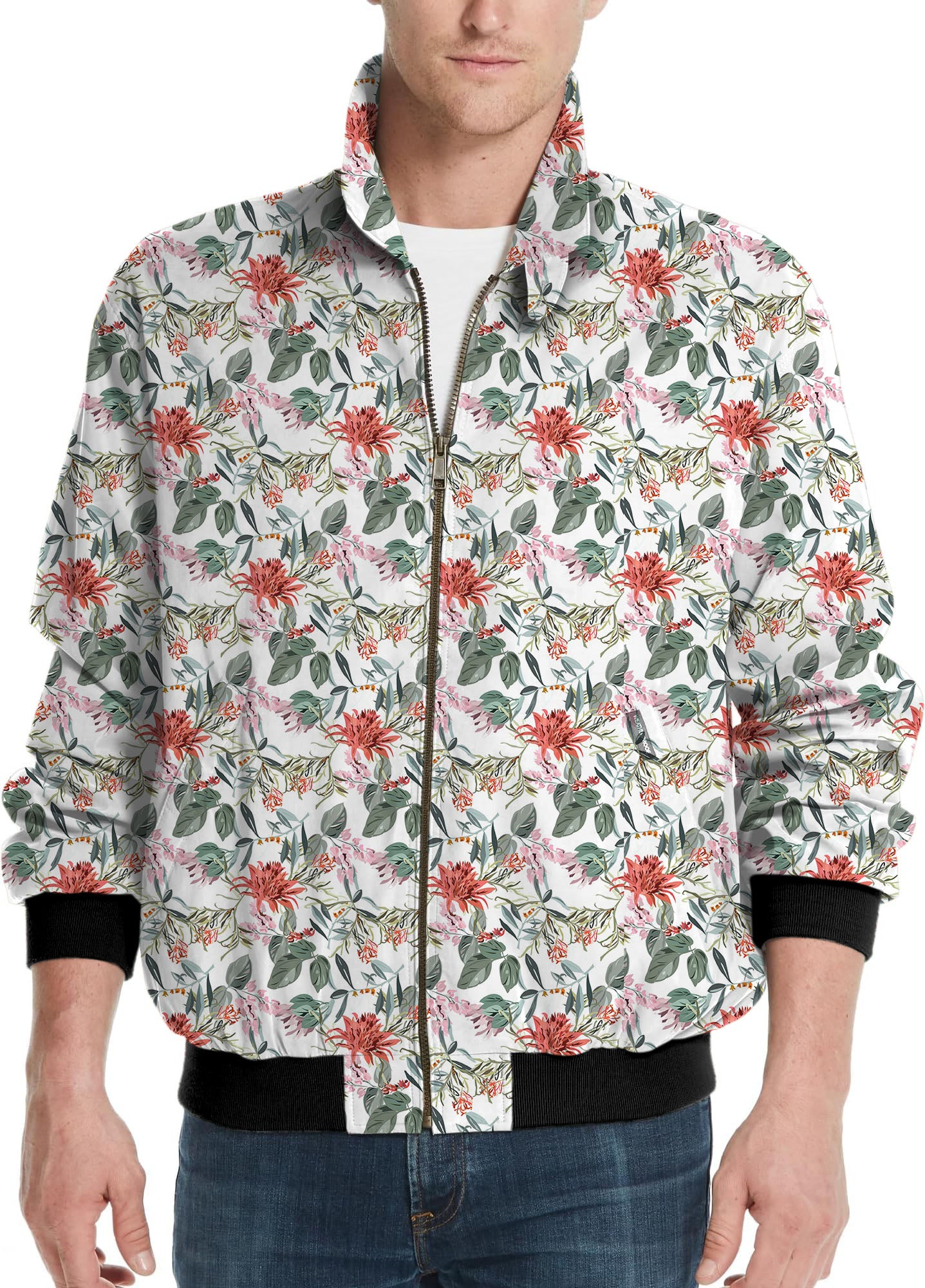 DAISY FLOWER-Men's Golf Windbreaker Light Jacket